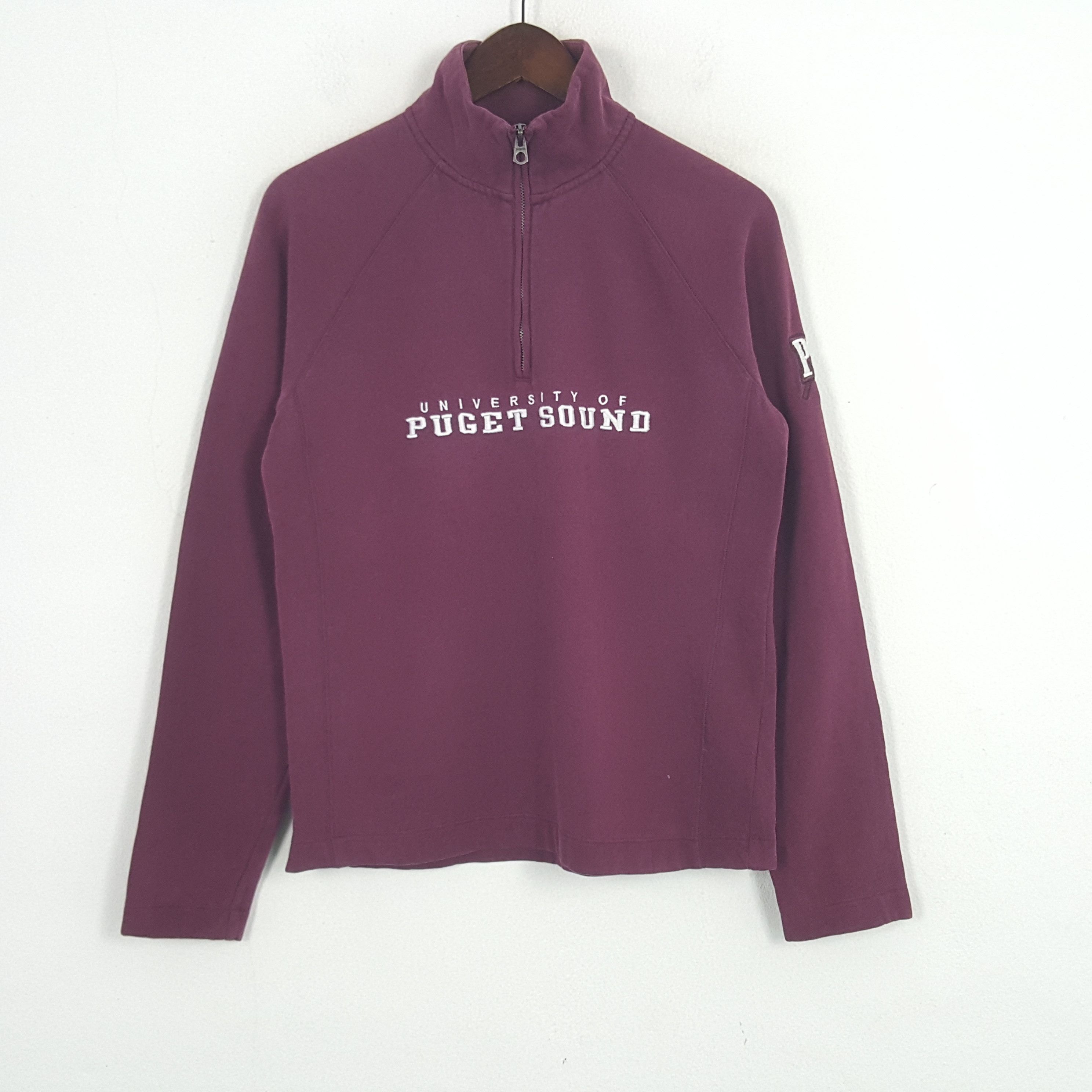 Jansport × Vintage Vintage University of Puget Sound Half Zipper Sweatshirt Size US S / EU 44-46 / 1 - 1 Thumbnail