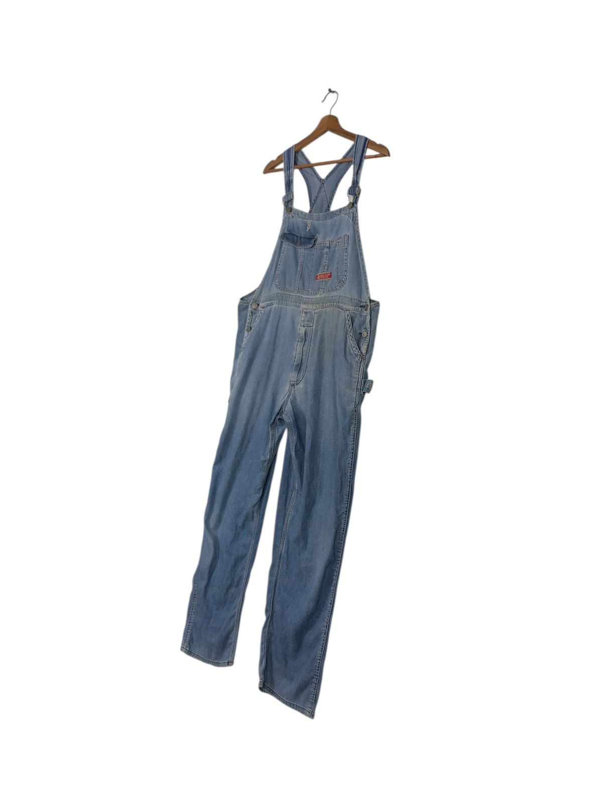45rpm 🔥VINTAGE CHORE WORK DENIM INDIGO JUMPSUIT 45RPM BONDAGE Size US 38 / EU 54 - 2 Thumbnail