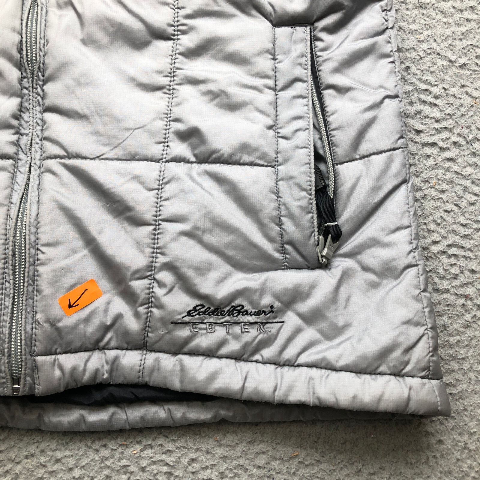 Eddie Bauer Eddie Bauer EBTEK Puffer Vest Jacket Women's XS Nylon Gray Size XS / US 0-2 / IT 36-38 - 4 Thumbnail