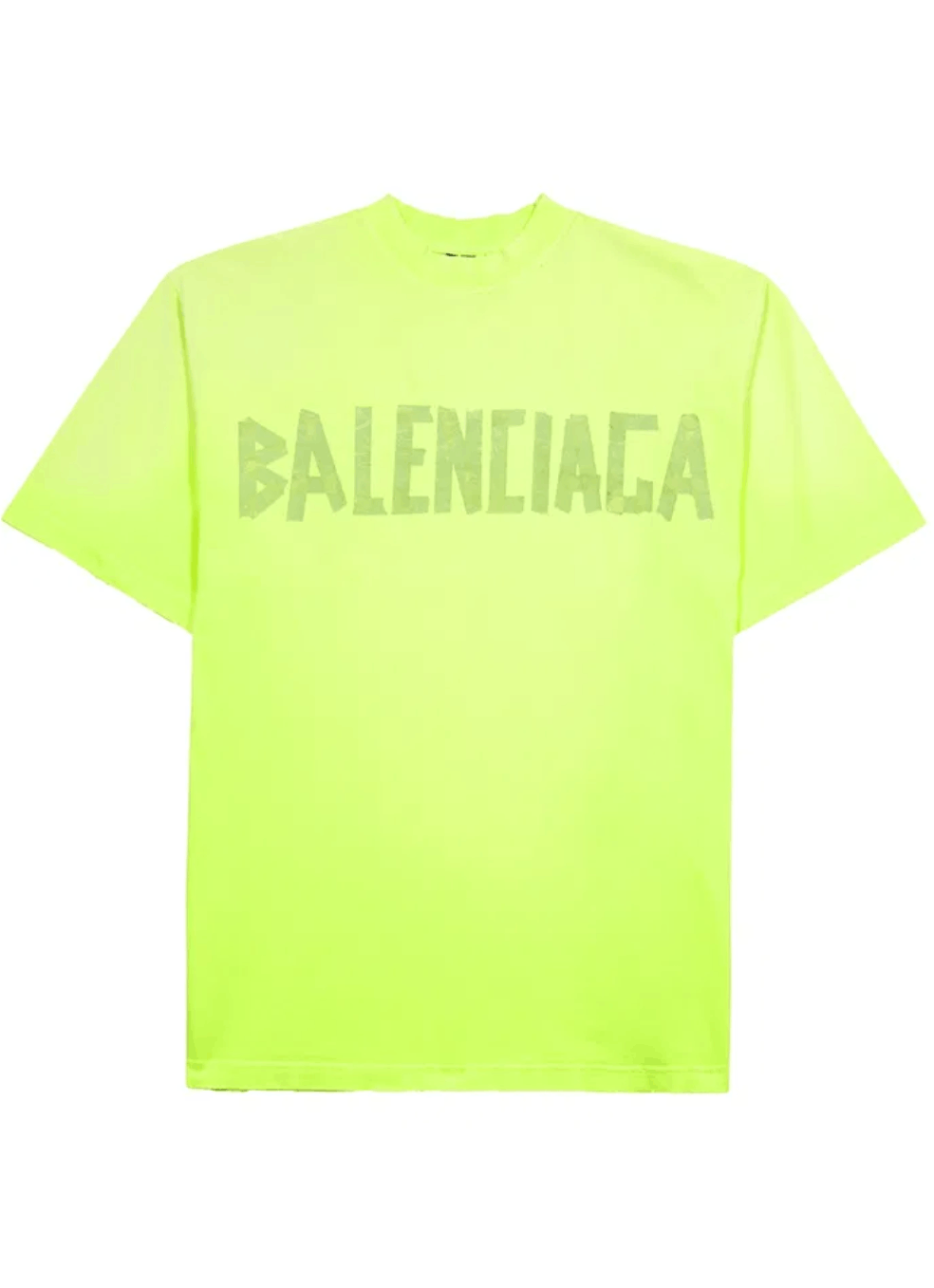 Balenciaga BALENCIAGA Tape Logo Cotton T-Shirt Size US S / EU 44-46 / 1 - 1 Thumbnail