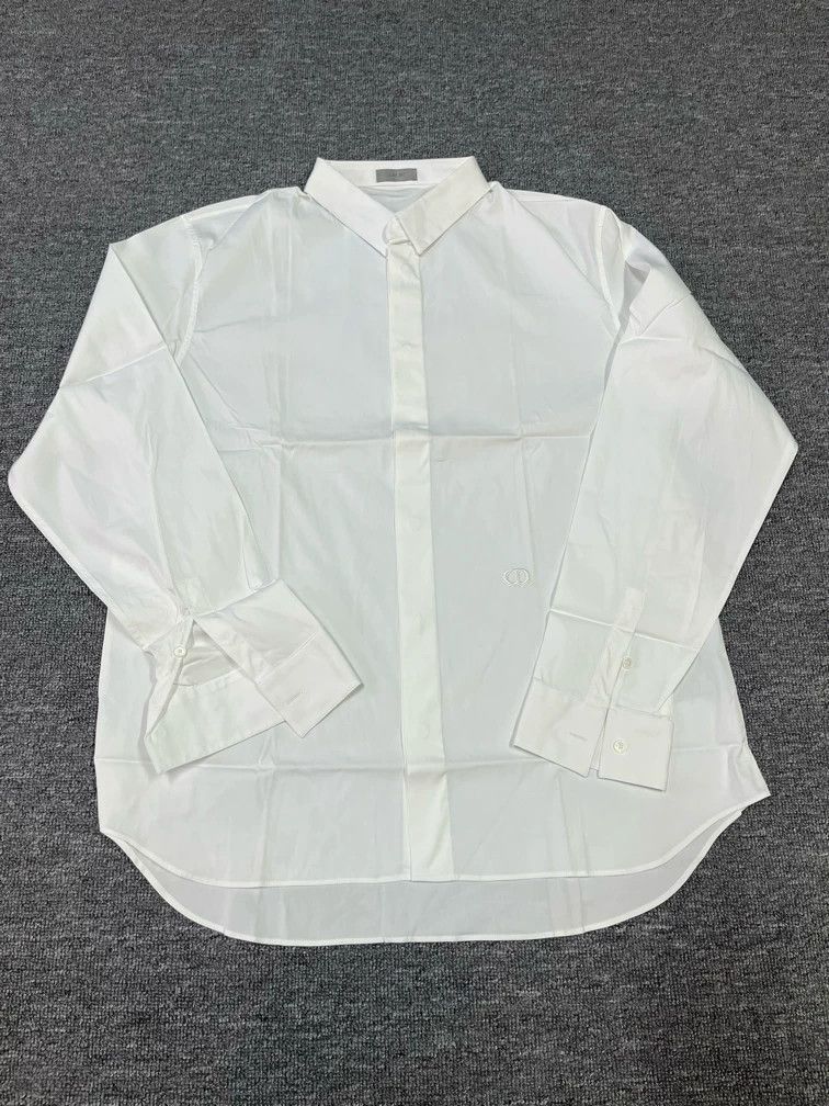 Dior Dior Size43 CD white long-sleeved shirt Size US XS / EU 42 / 0 - 1 Thumbnail