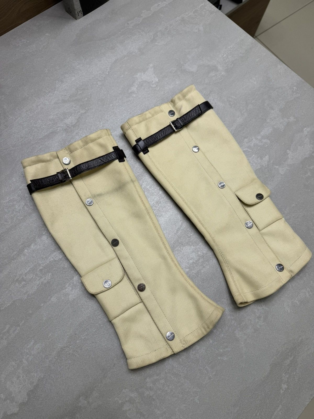 Max Mara S Max Mara beige gaiters leggings size M Size ONE SIZE - 3 Thumbnail