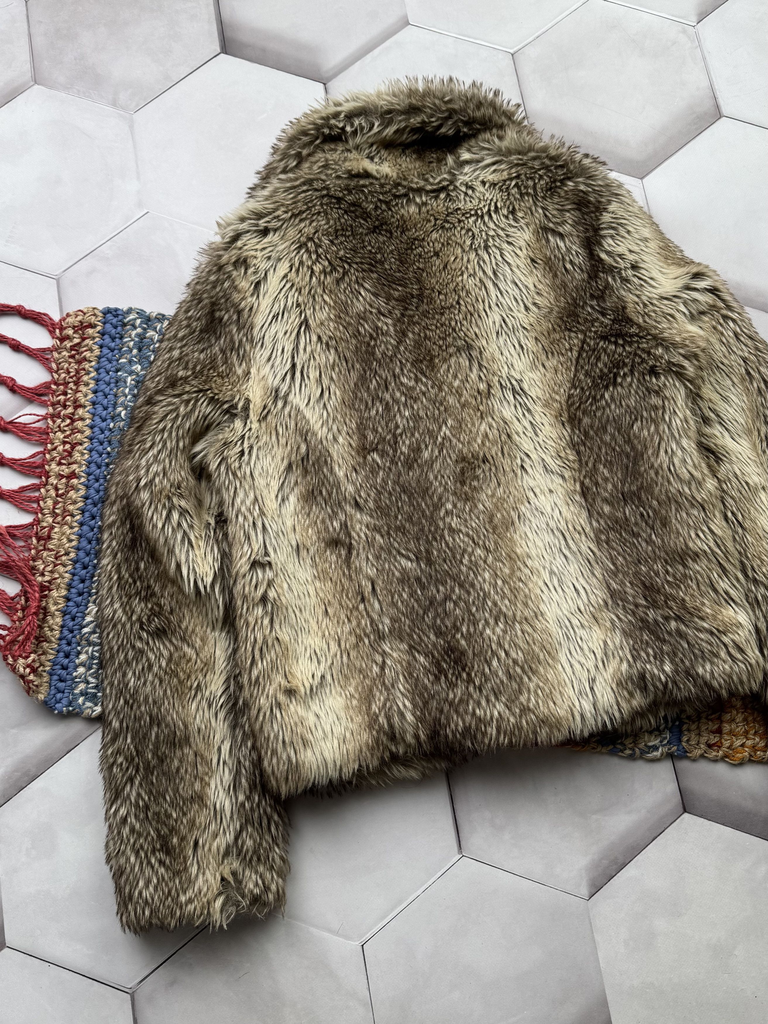Vintage Vintage Faux Fur Cropped Jacket (E4) Size S / US 4 / IT 40 - 11 Thumbnail
