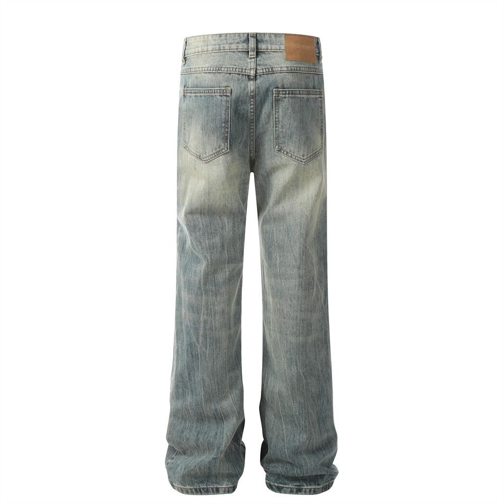 Japanese Brand × Jean Vintage distressed washed gradient men's punk casual jeans Size US 32 / EU 48 - 2 Thumbnail