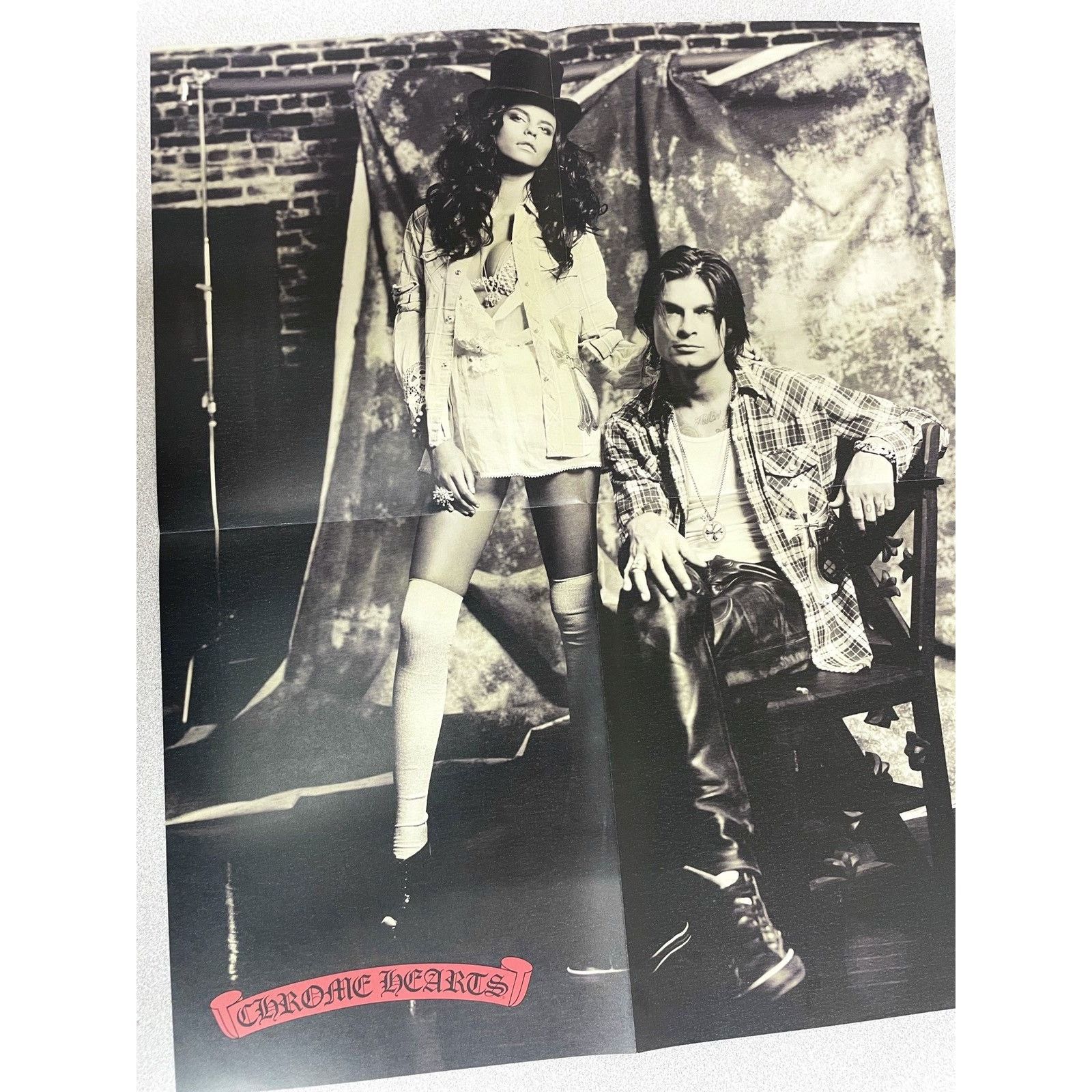 Chrome Hearts × Vintage Chrome Hearts 15x19 magazine Poster Size ONE SIZE - 2 Thumbnail