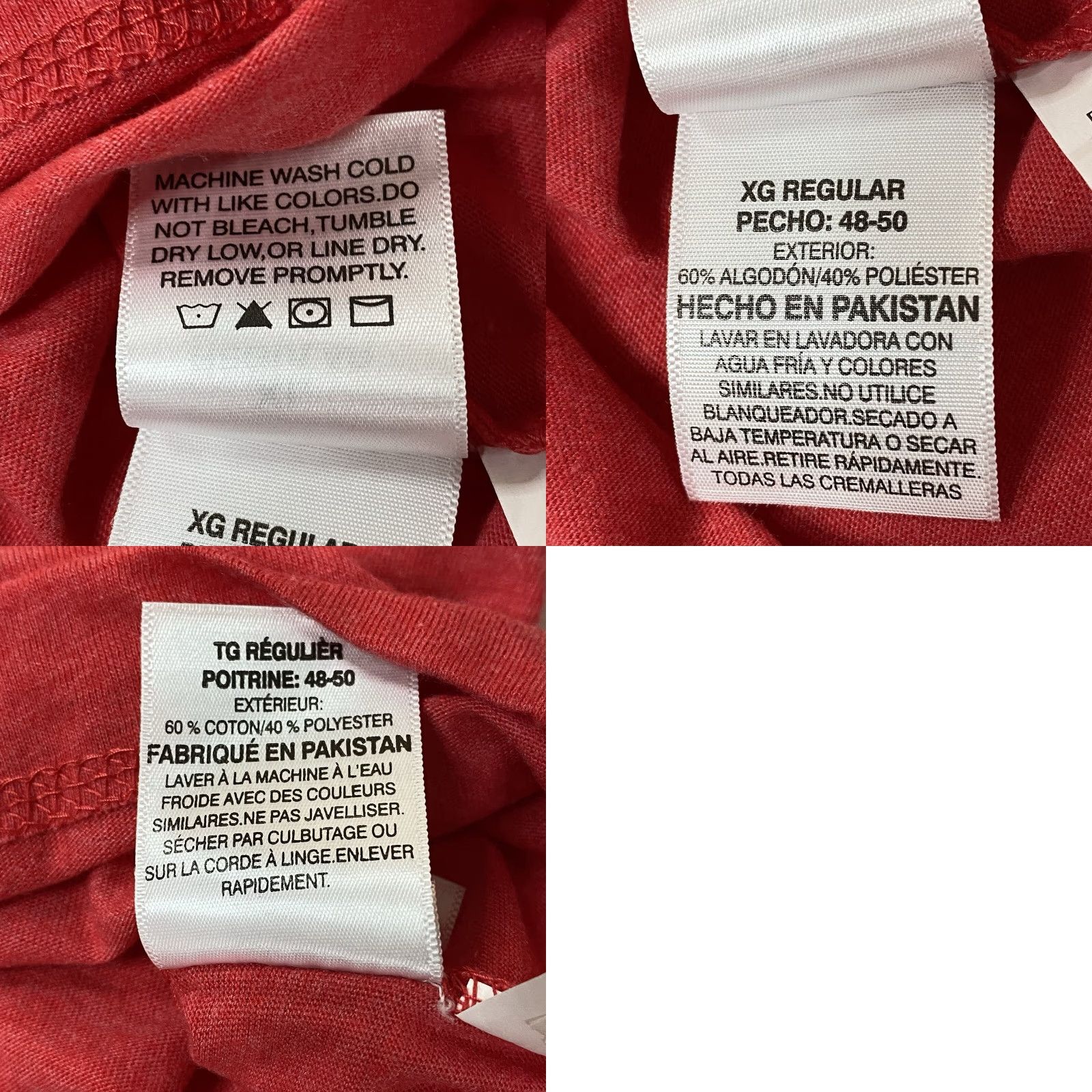Vintage Berne Workwear T Shirt XL Red Crew Neck Short Sleeve Pocket Logo Men Adult Regular Cotton Size US XL / EU 56 / 4 - 9 Thumbnail