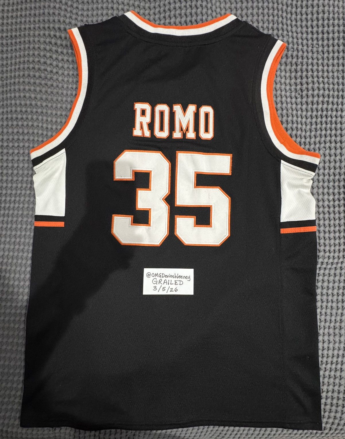 Other Custom Stitched Tony Romo High School Basketball Jersey Size US L / EU 52-54 / 3 - 2 Thumbnail