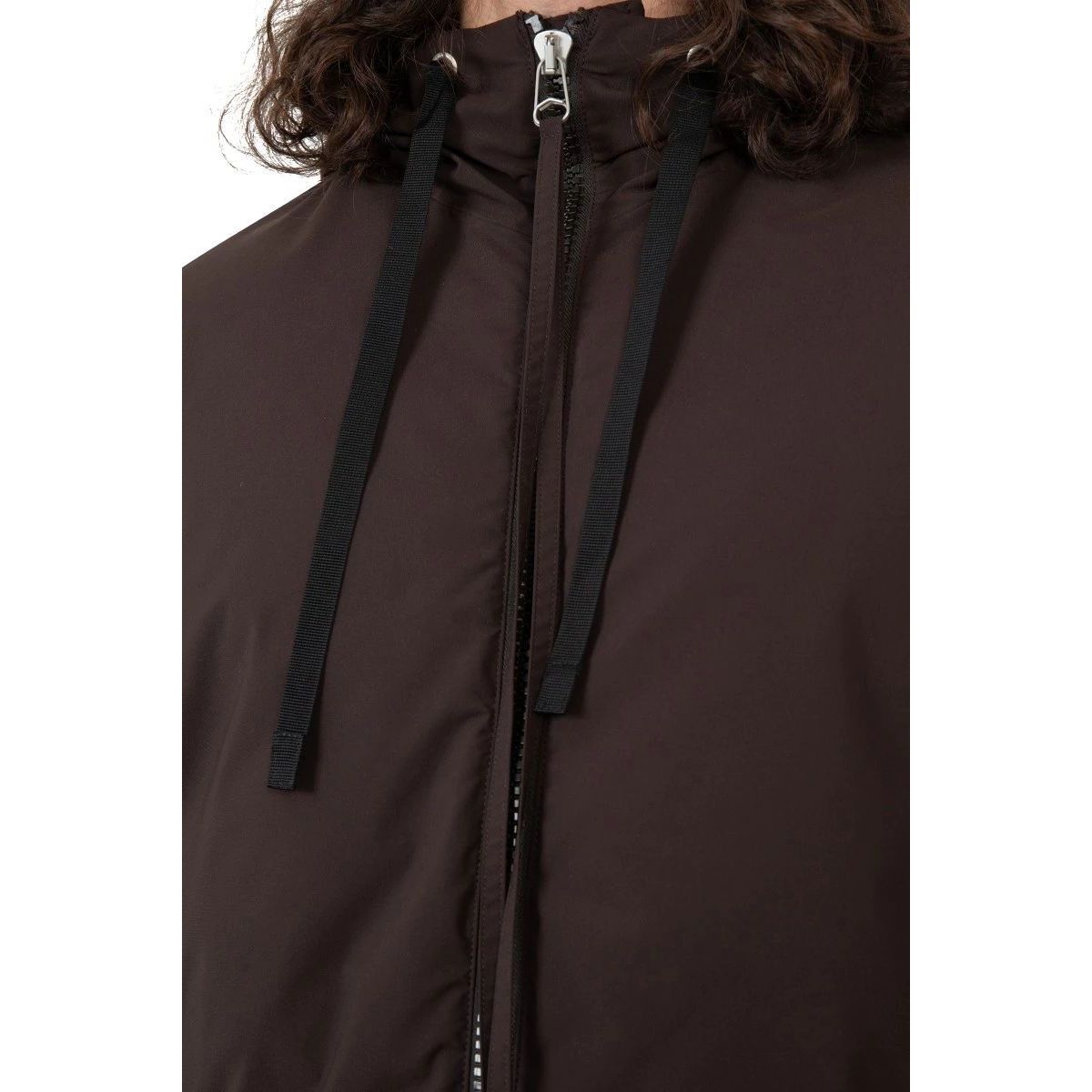 OAMC o1y0225 Logo Hooded Jacket in Chocolate Brown Size US L / EU 52-54 / 3 - 3 Thumbnail