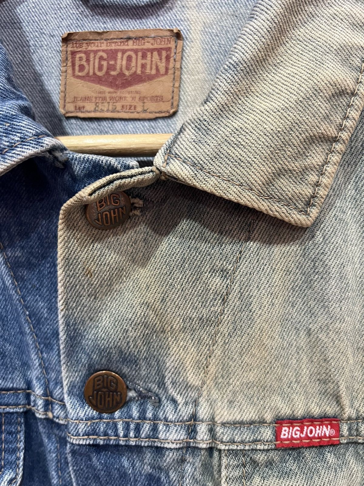 Big John Big John Distressed trucker denim jacket Size US M / EU 48-50 / 2 - 5 Thumbnail