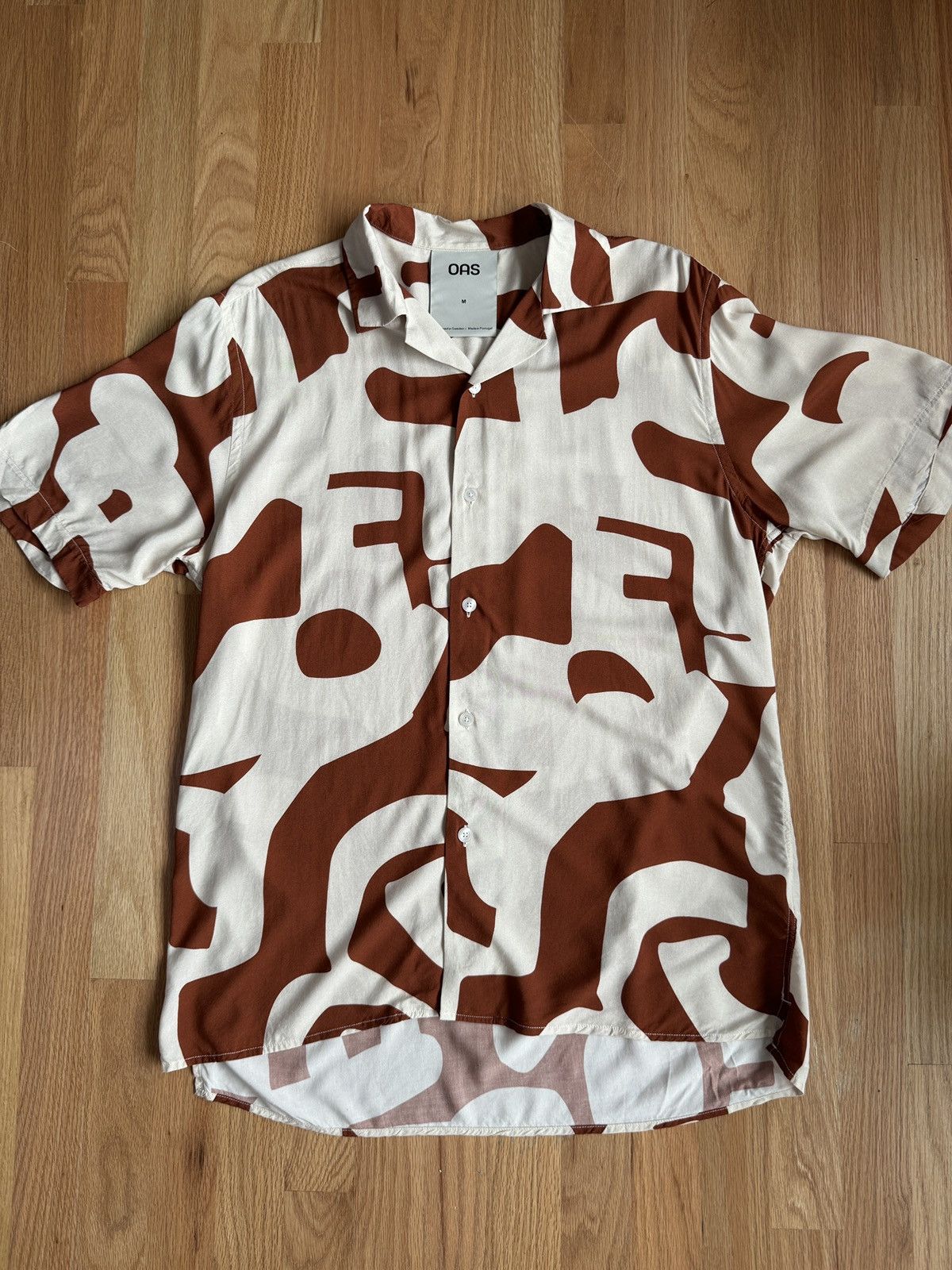 OAS OAS Russet Puzzlotec Camp Shirt Size US M / EU 48-50 / 2 - 1 Thumbnail