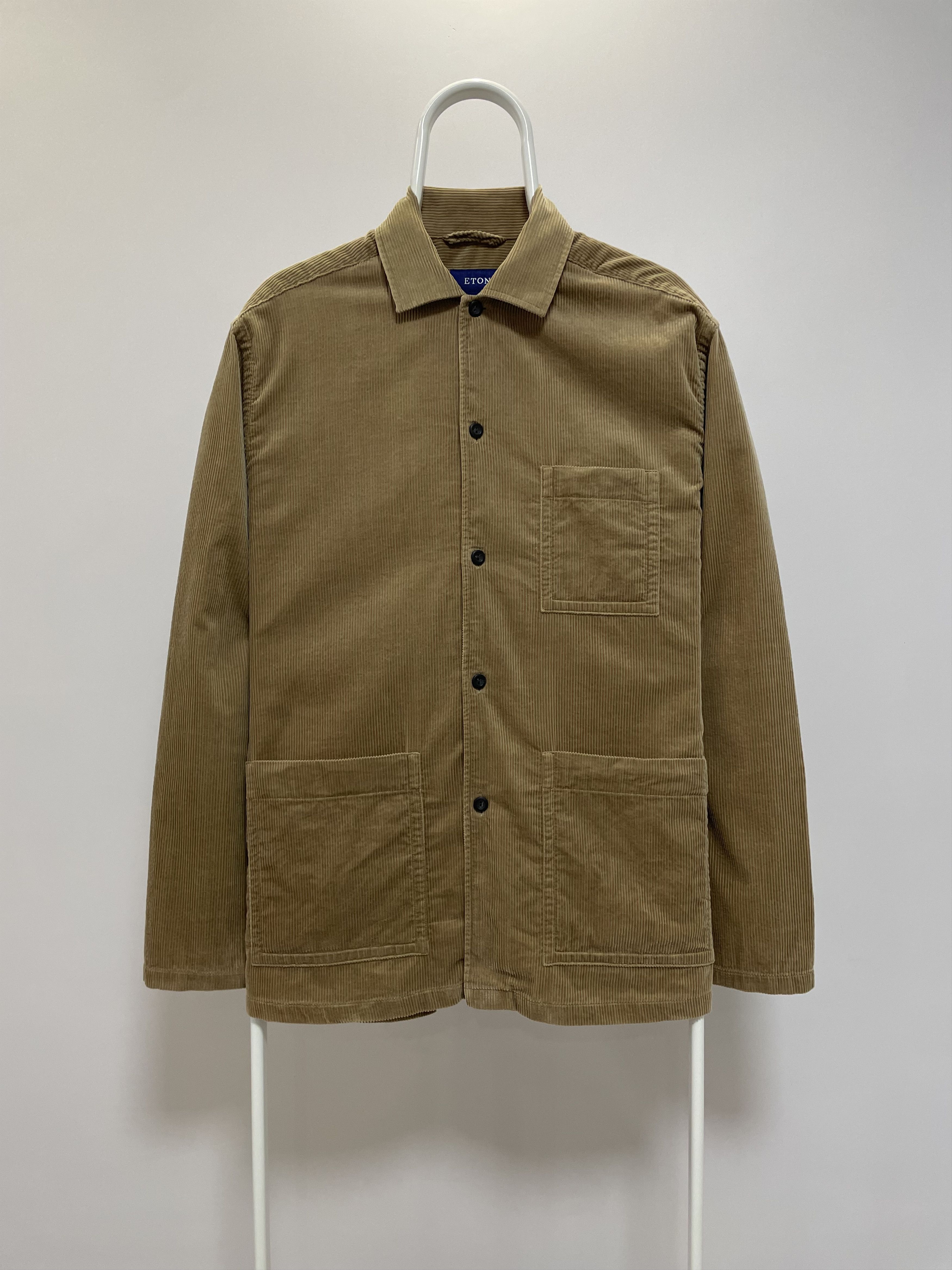 Eton ETON Overshirt Corduroy Brown Light Jacket Shirt Blazer Coat Size US L / EU 52-54 / 3 - 5 Thumbnail