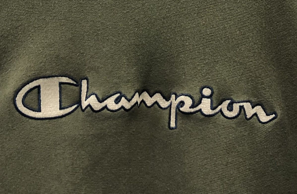 Champion Vintage Champion Reverse Weave Sweatshirt (Olive Green) Size US L / EU 52-54 / 3 - 3 Thumbnail