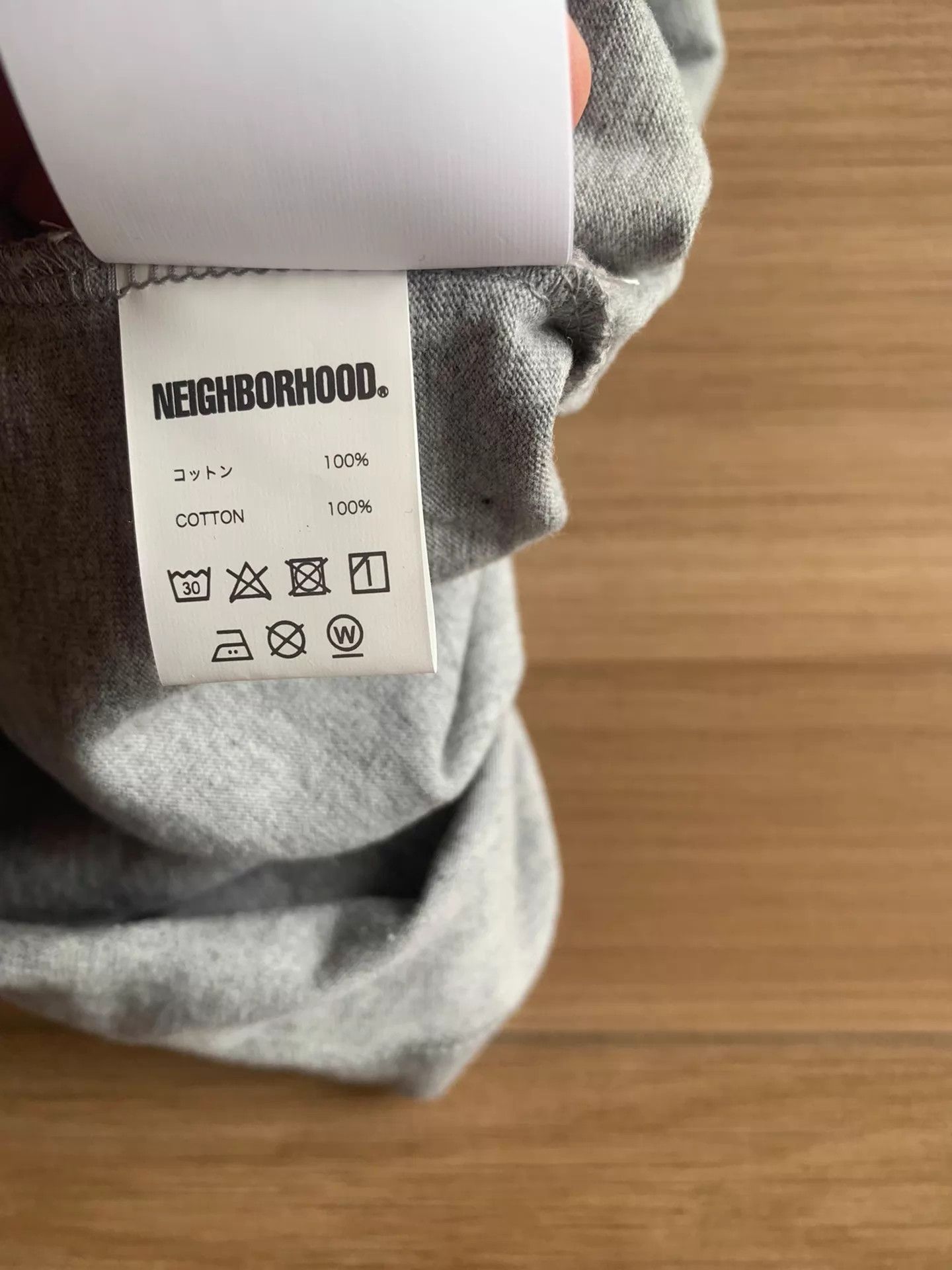Neighborhood NEIGHBORHOOD LS18 Letter Print Gray TEE XXL Unisex Size US XXL / EU 58 / 5 - 7 Thumbnail