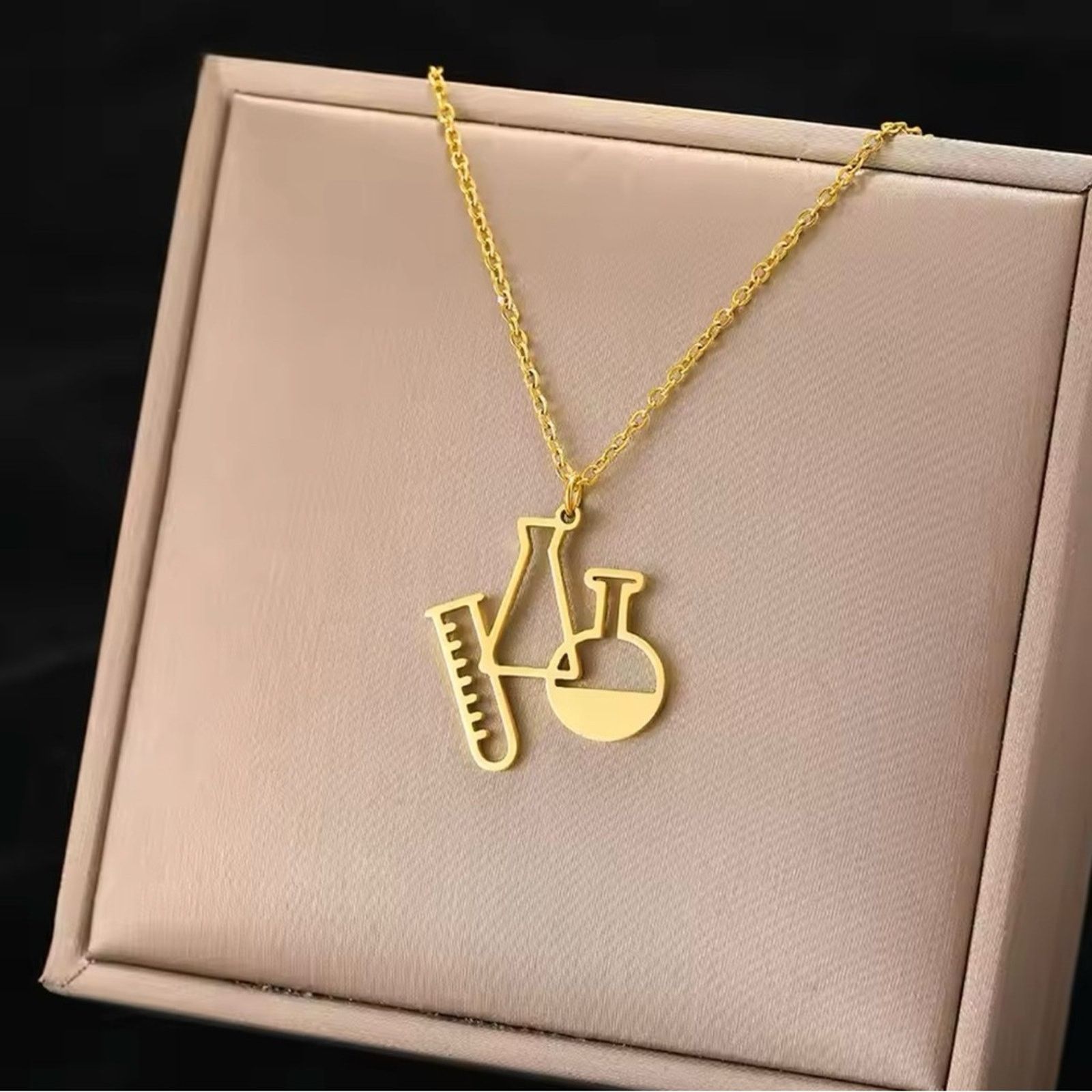 Other Stainless Steel Necklaces New Design Chemical Chemistry Size ONE SIZE - 1 Thumbnail