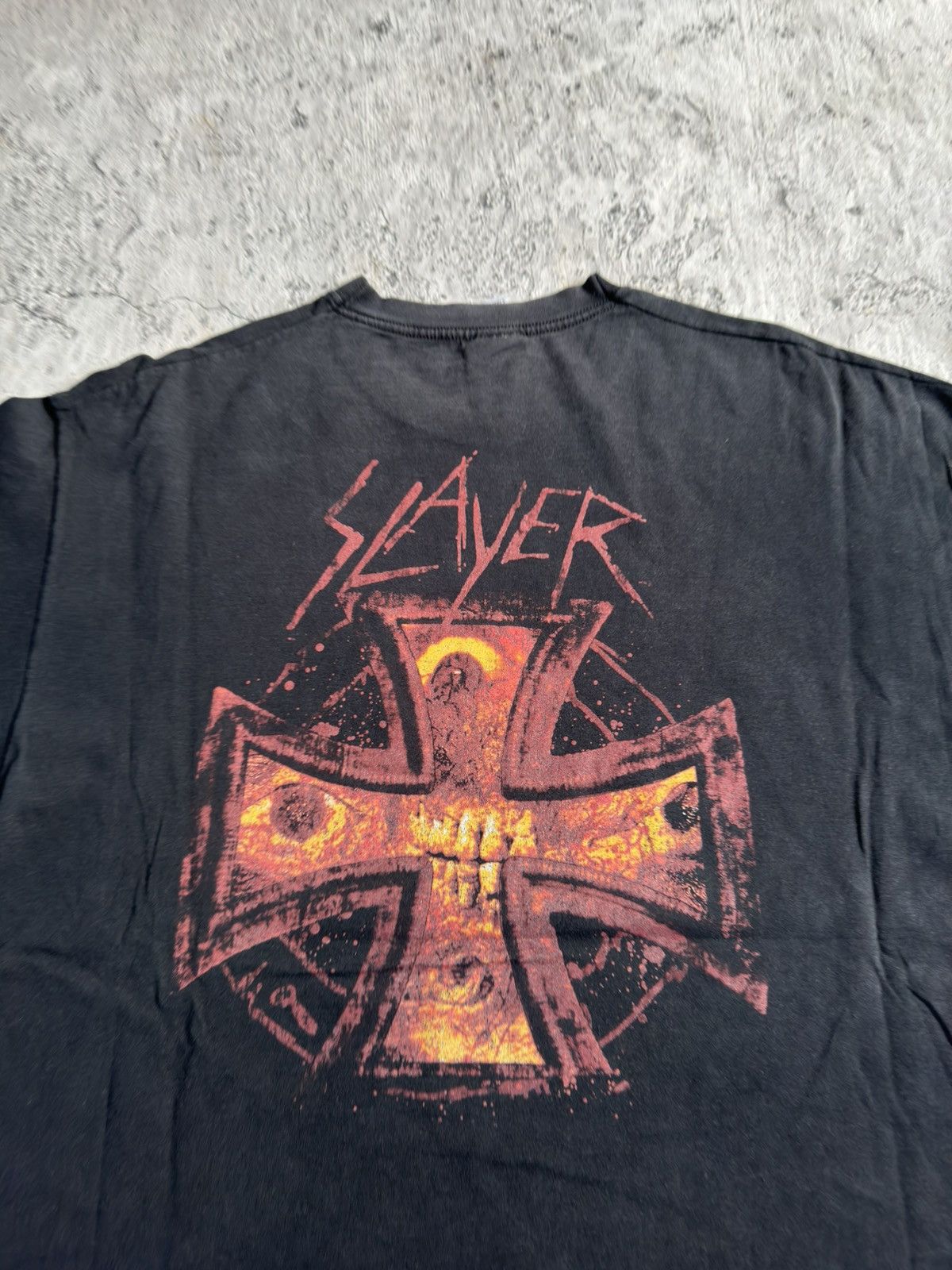 Band Tees × Vintage 1999 SLAYER Graphic Heavy Metal Band Tee Size US XL / EU 56 / 4 - 9 Thumbnail