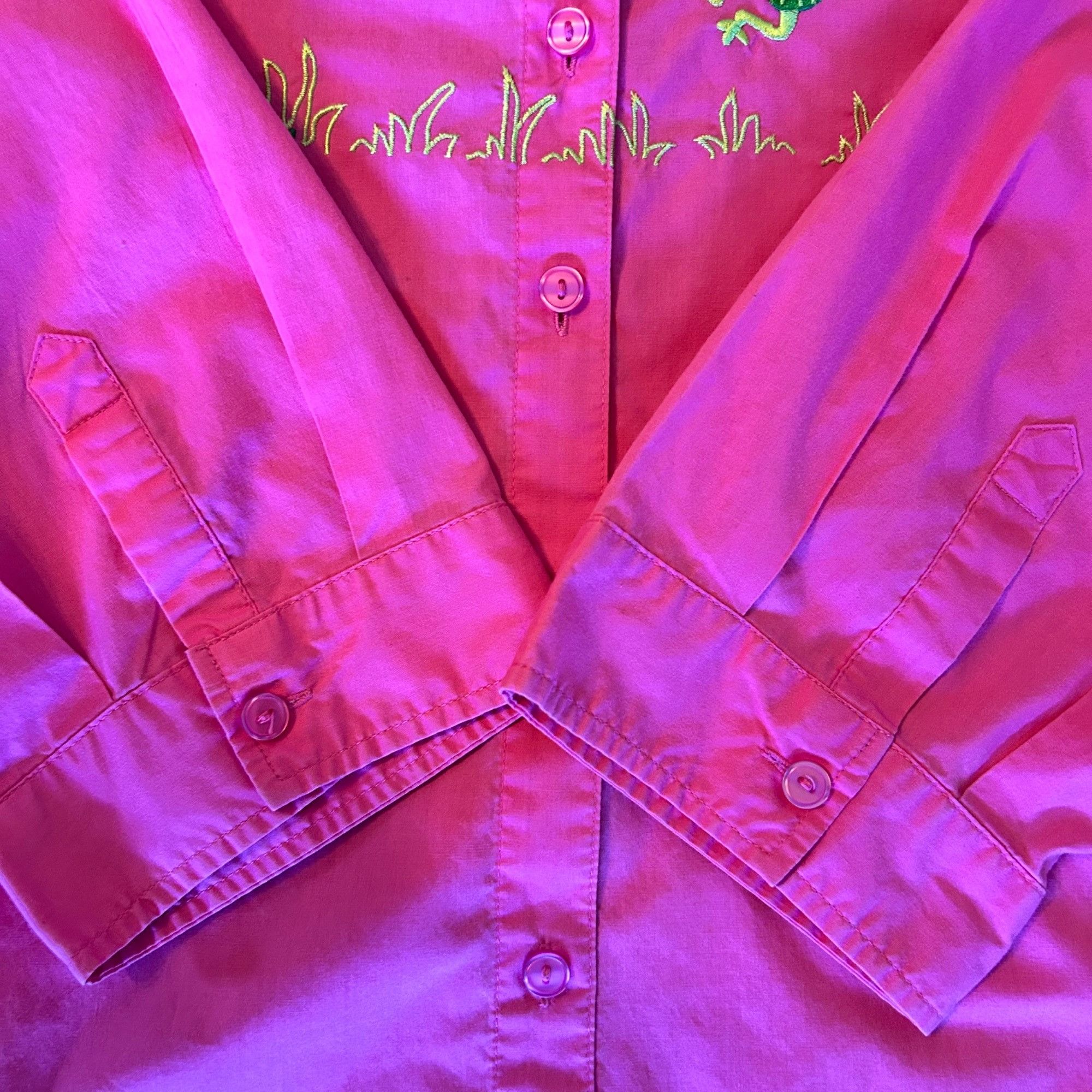 Vintage Vintage Breckenridge Neon Art To Wear Embroidered Critter Bl Size XXL / US 16-18 / IT 52-54 - 2 Thumbnail
