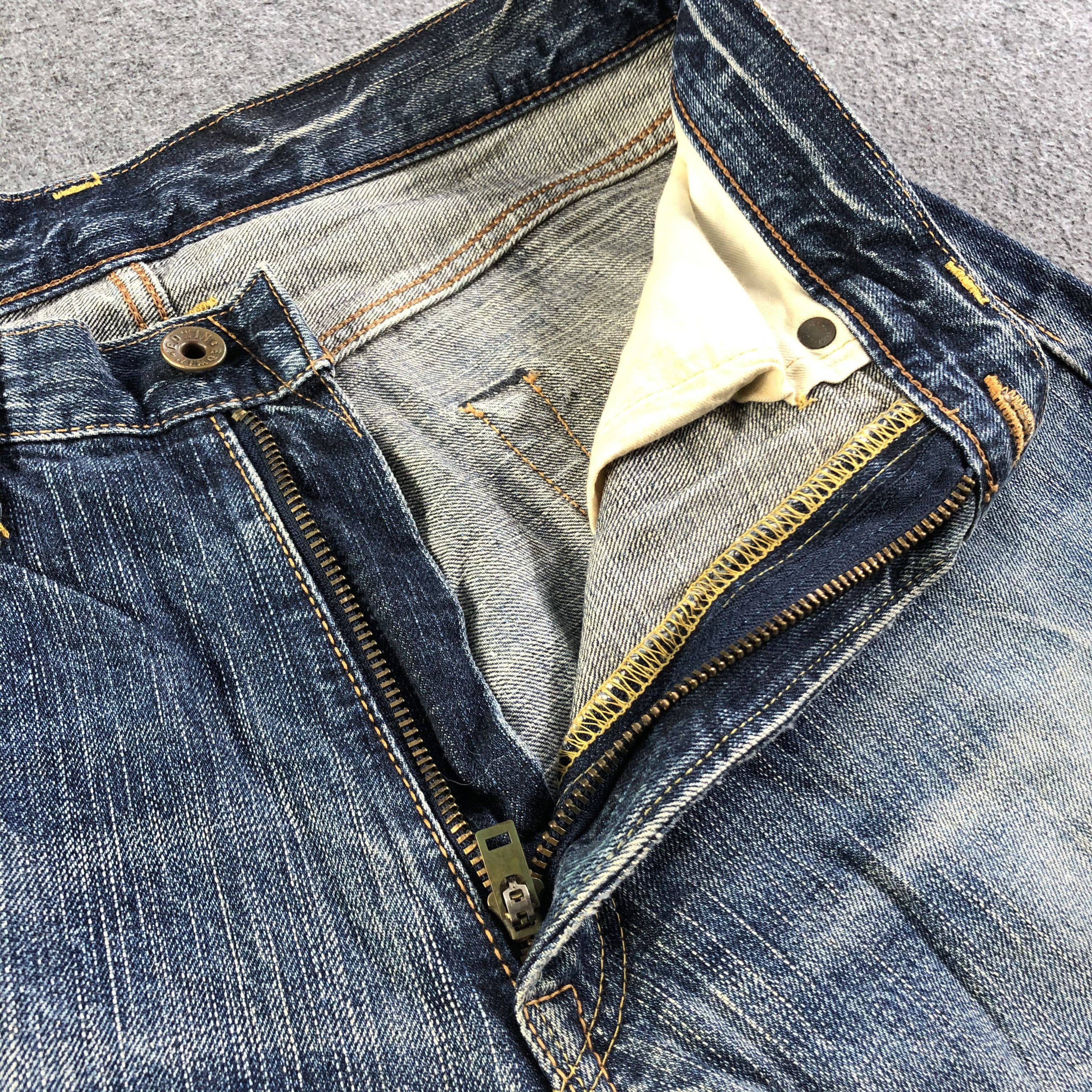 Edwin Vintage Redline Edwin 505 Jeans-J2833 Size US 31 - 8 Thumbnail