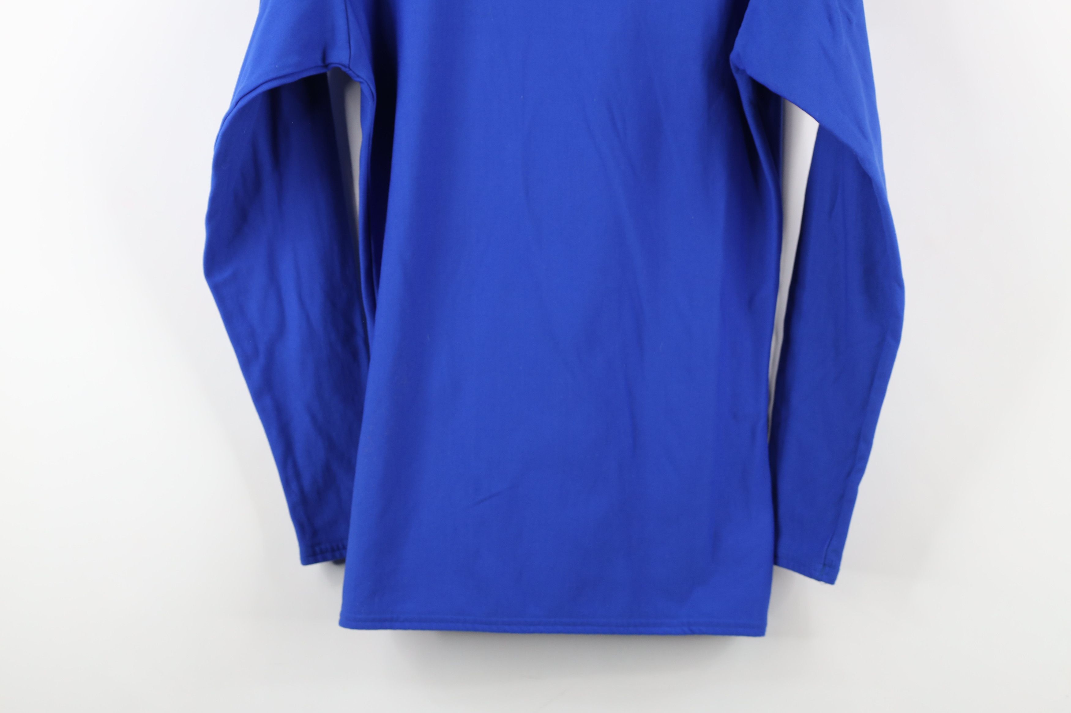 Under Armour × Vintage Under Armour Mock Neck Compression Long Sleeve T-Shirt Blue Size US M / EU 48-50 / 2 - 14 Thumbnail