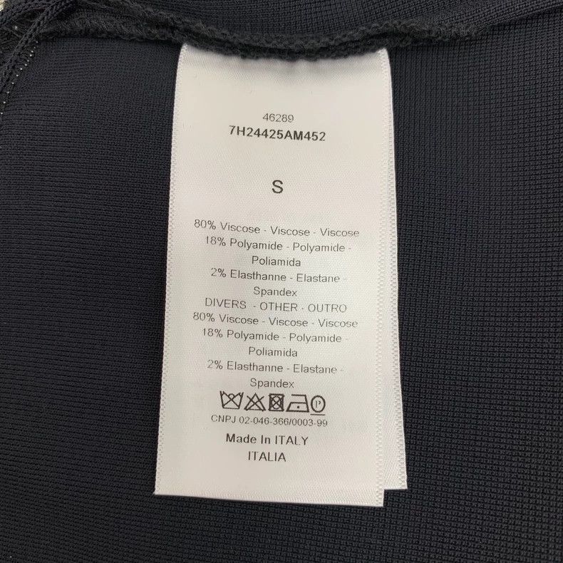 Dior Dior SizeS Black logo letter elastic casual trousers Size 42" / US 20 - 7 Thumbnail