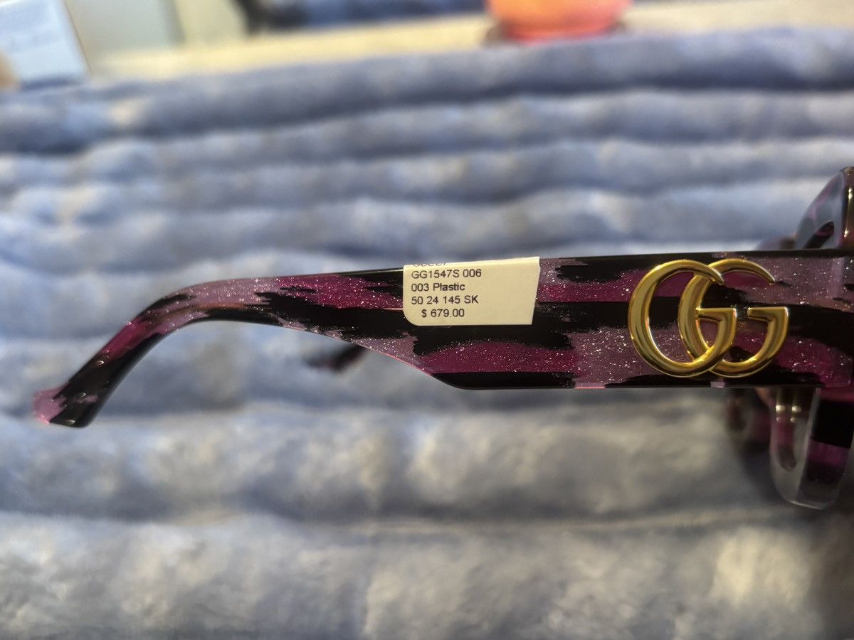 Gucci Gucci Women’s Fuchsia Leopard print Sunglasses Size ONE SIZE - 12 Thumbnail
