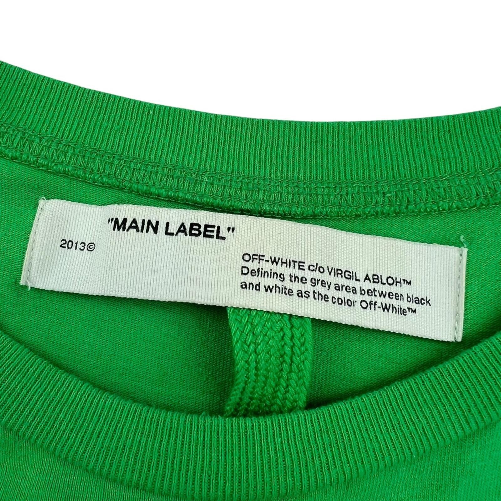 Off-White Off-White Public Television Green T Shirt Size US S / EU 44-46 / 1 - 4 Thumbnail