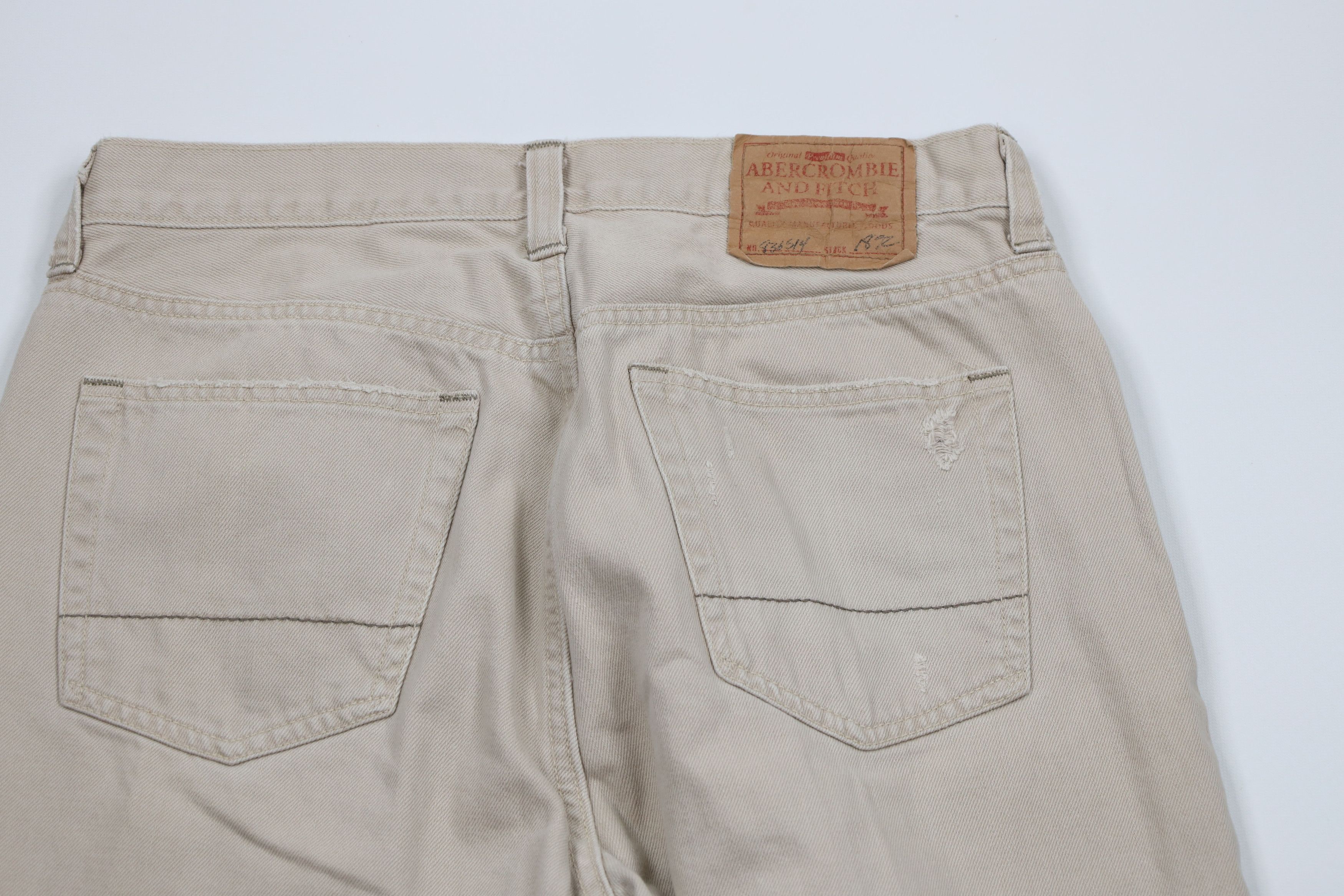 Abercrombie & Fitch × Vintage Vintage 90s Y2K Abercrombie & Fitch Heavy Wide Leg Jeans Size US 30 / EU 46 - 11 Thumbnail