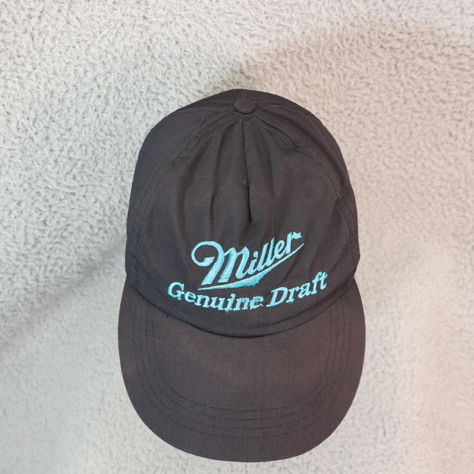Peter Millar Vtg Miller Genuine Draft Beer Snapback Hat Trucker Cap 90s Size ONE SIZE - 3 Thumbnail