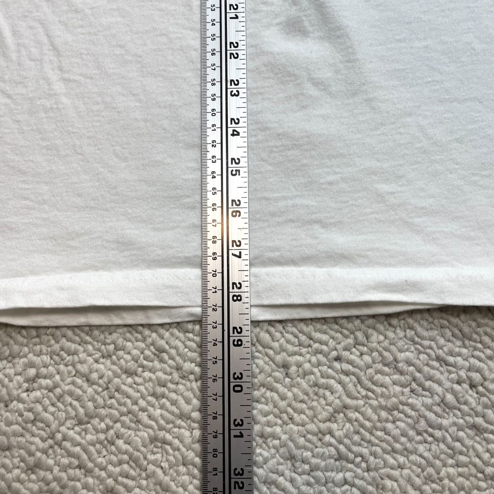 Hanes Hanes Heavyweight Shirt Adult 2XL White Crew Neck Short Sleeve Size US XXL / EU 58 / 5 - 6 Thumbnail