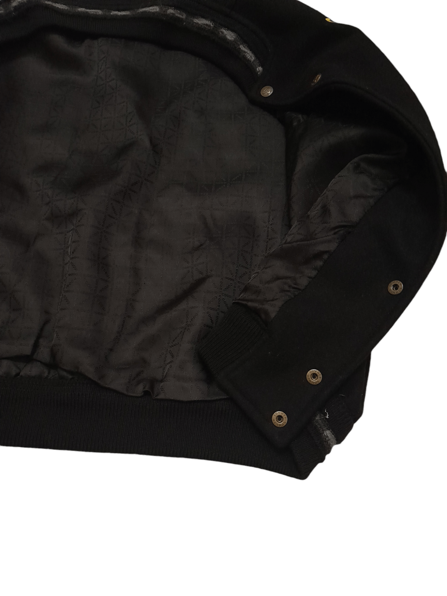 Coogi Coogi VarsityJacket knit wool leather (S 266) Size US S / EU 44-46 / 1 - 8 Thumbnail