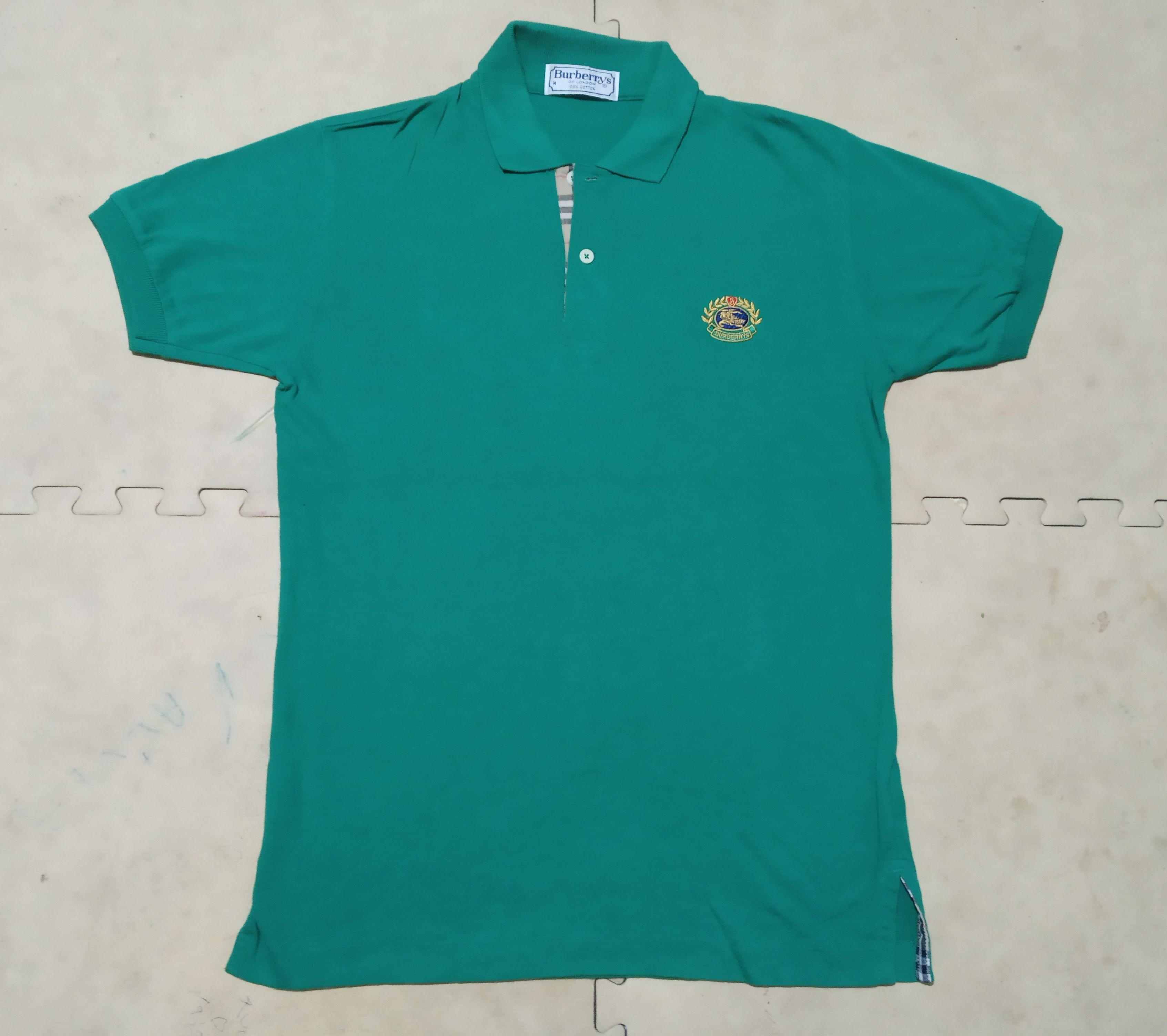 Burberry 90s Burberry Medium Green Size US M / EU 48-50 / 2 - 1 Thumbnail