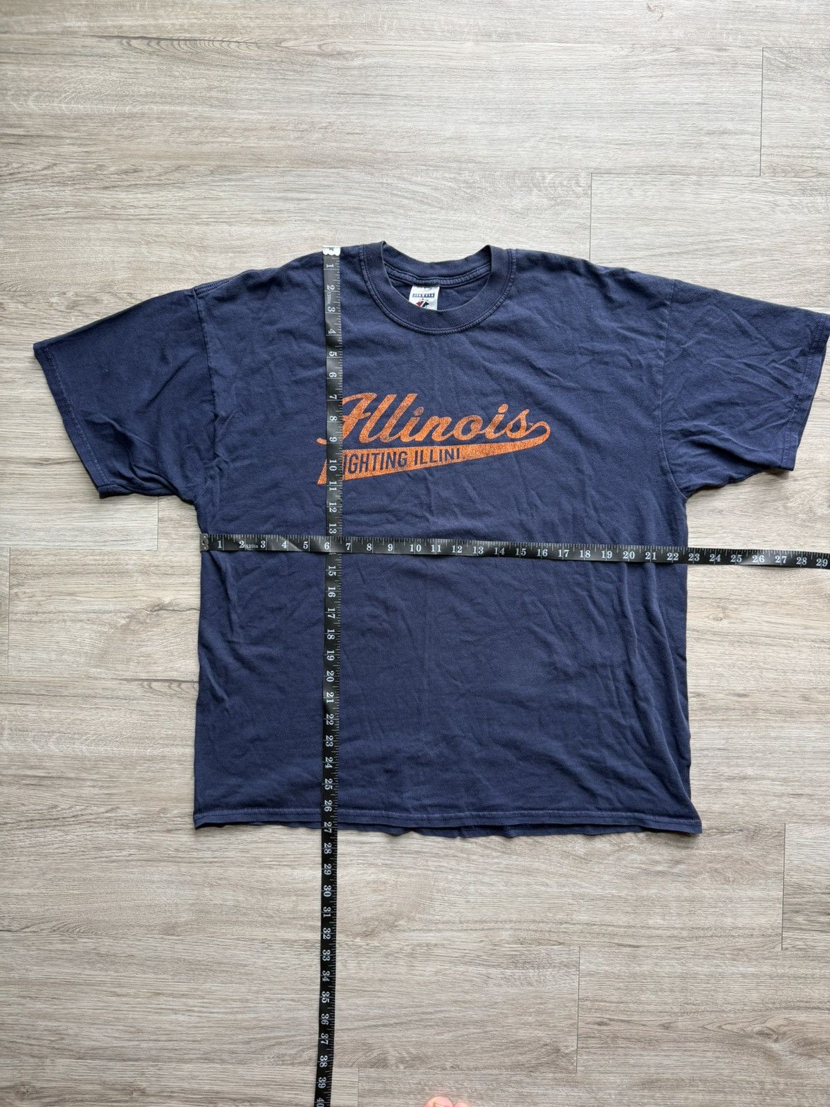 Vintage Vintage NCAA College T Shirt Illinois Fighting Illini Size US XL / EU 56 / 4 - 4 Thumbnail