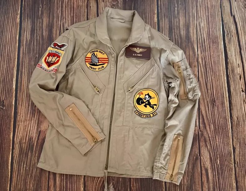 The Real McCoy's The REAL McCOY'S Navy Deck Jacket, Felix the Cat Theme Size US M / EU 48-50 / 2 - 1 Thumbnail