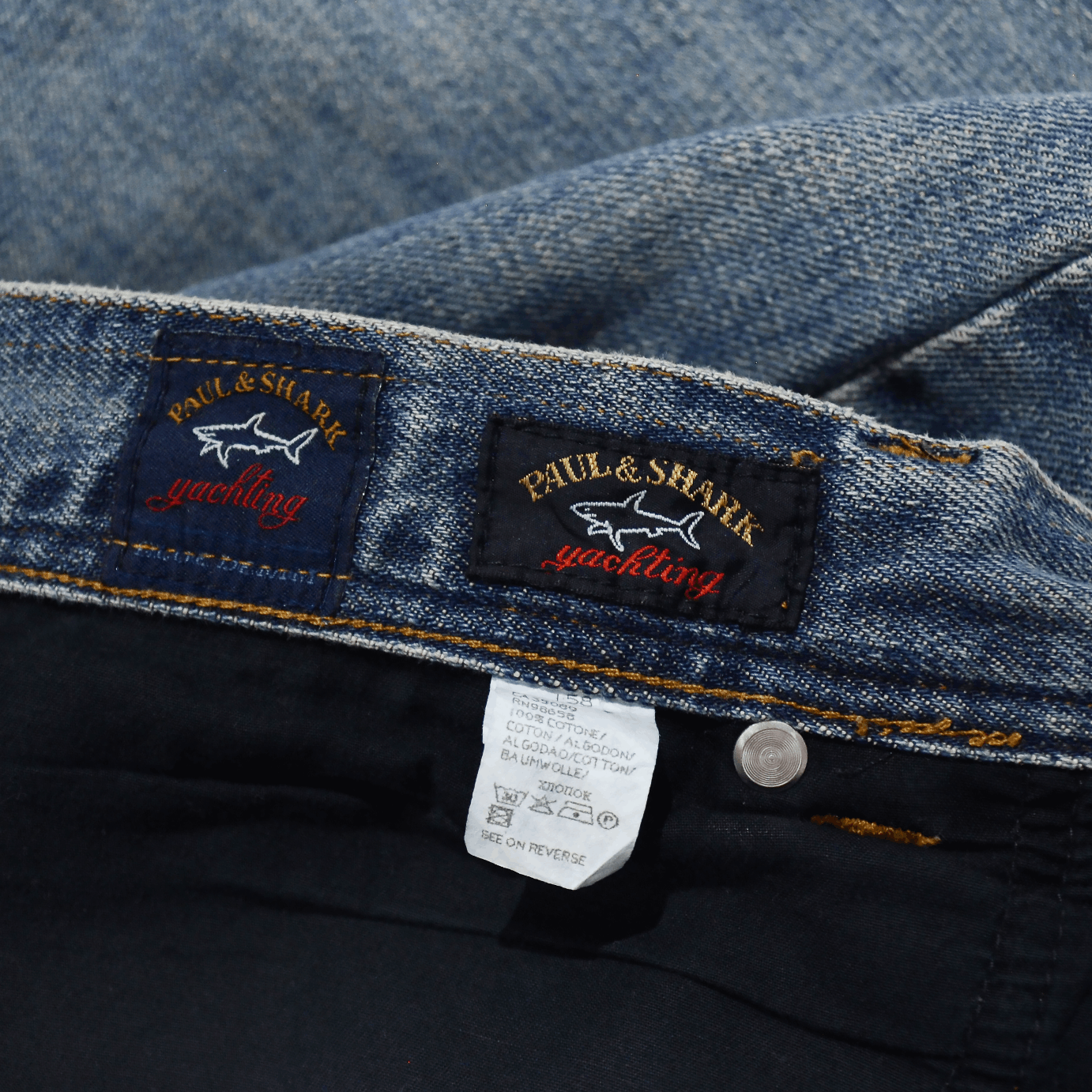 Paul & Shark × Vintage Vintage Paul & Shark Yachting Jeans Big Size 42 Blue Denim Size US 42 / EU 58 - 10 Thumbnail