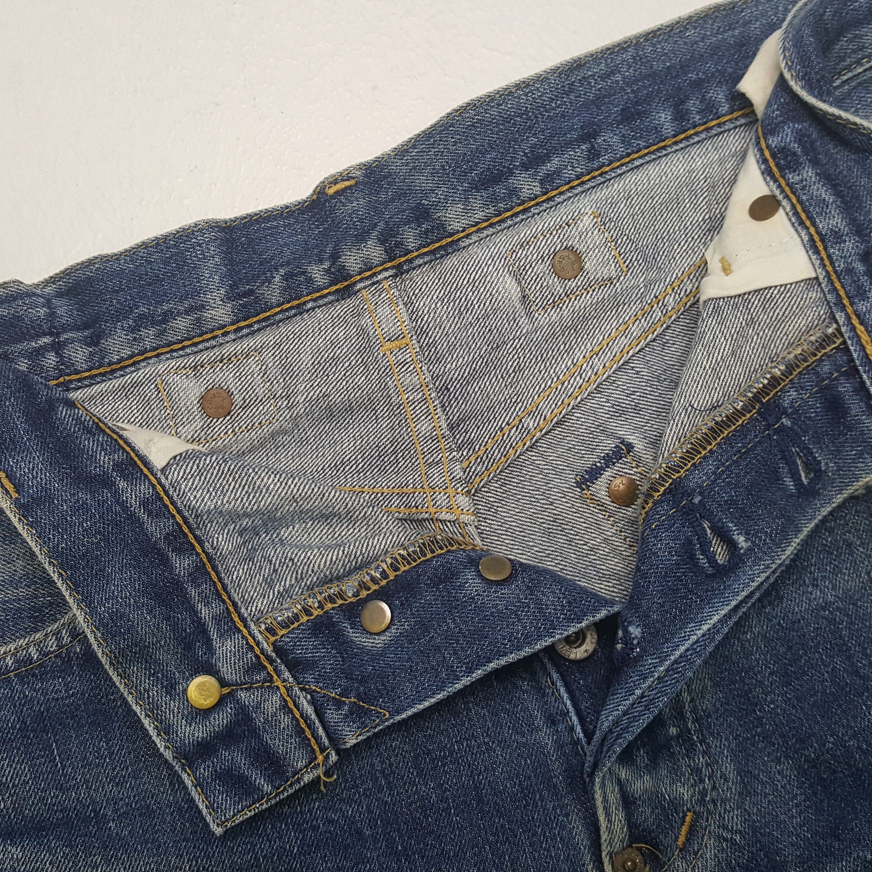 Levi's × Vintage Levi's Streetwear Style Selvedge Distressed Jeans Size US 32 / EU 48 - 8 Thumbnail