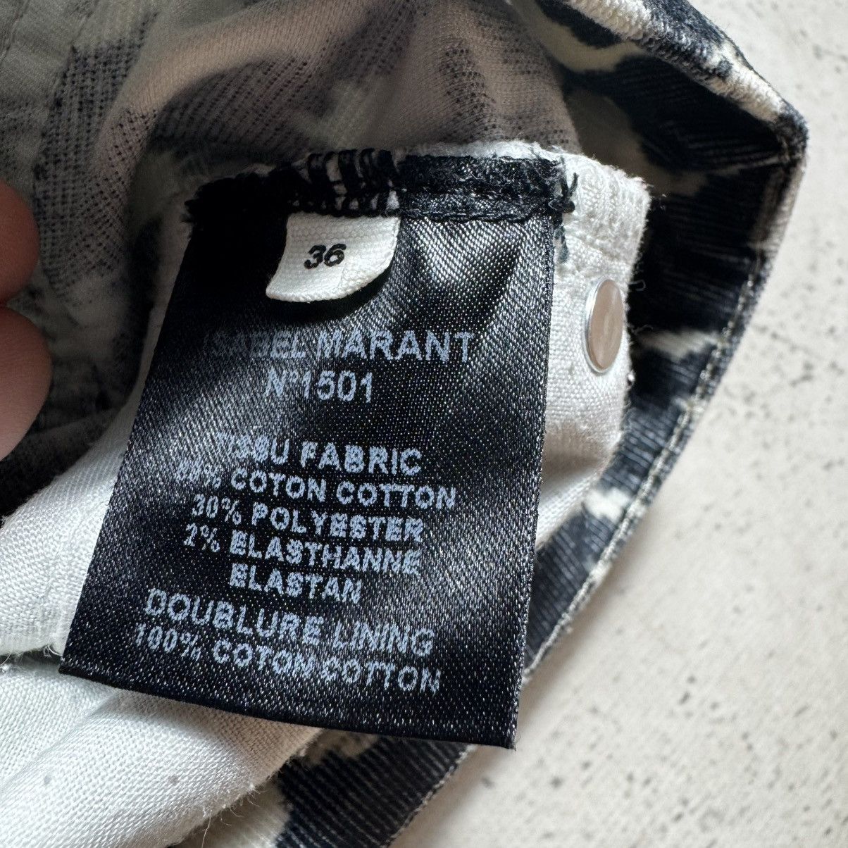 Designer × Isabel Marant × Isabel Marant Etoile vintage velour isabel marant etoile full print pants Size 26" / US 2 / IT 38 - 10 Thumbnail