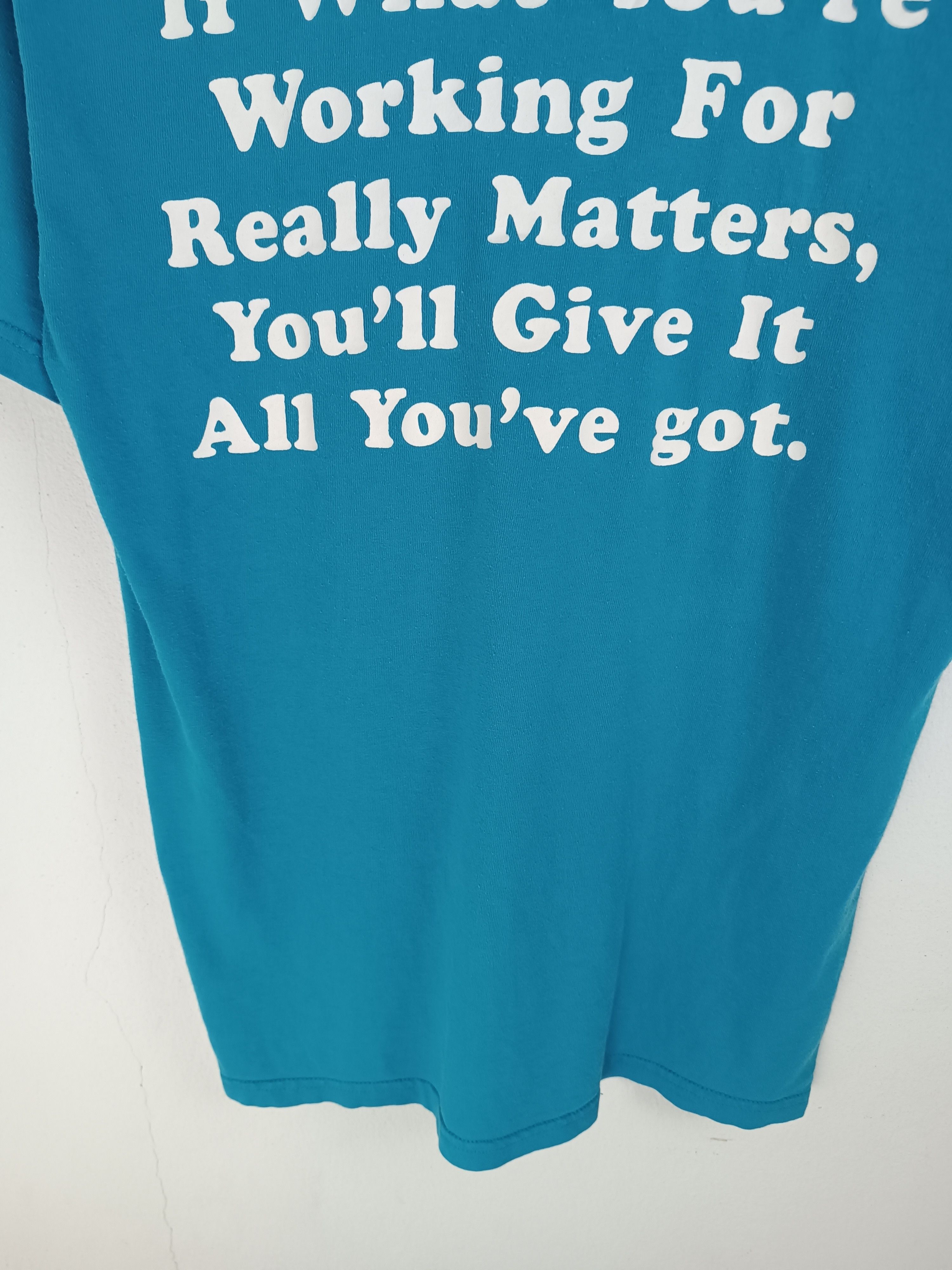 Vintage VINTAGE 2000s EASTSIDE FOOTBALL SOCCER TEE WISDOM POEM QUOTE Size US S / EU 44-46 / 1 - 12 Thumbnail