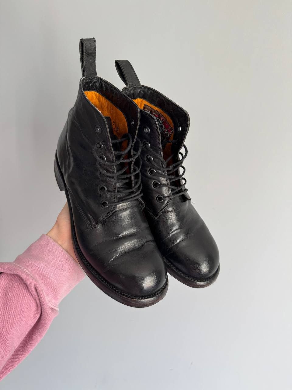 Old Gringo Old Gringo Black Leather Ankle Boots Western Chunky Shoes Size US 6.5 / IT 36.5 - 4 Thumbnail