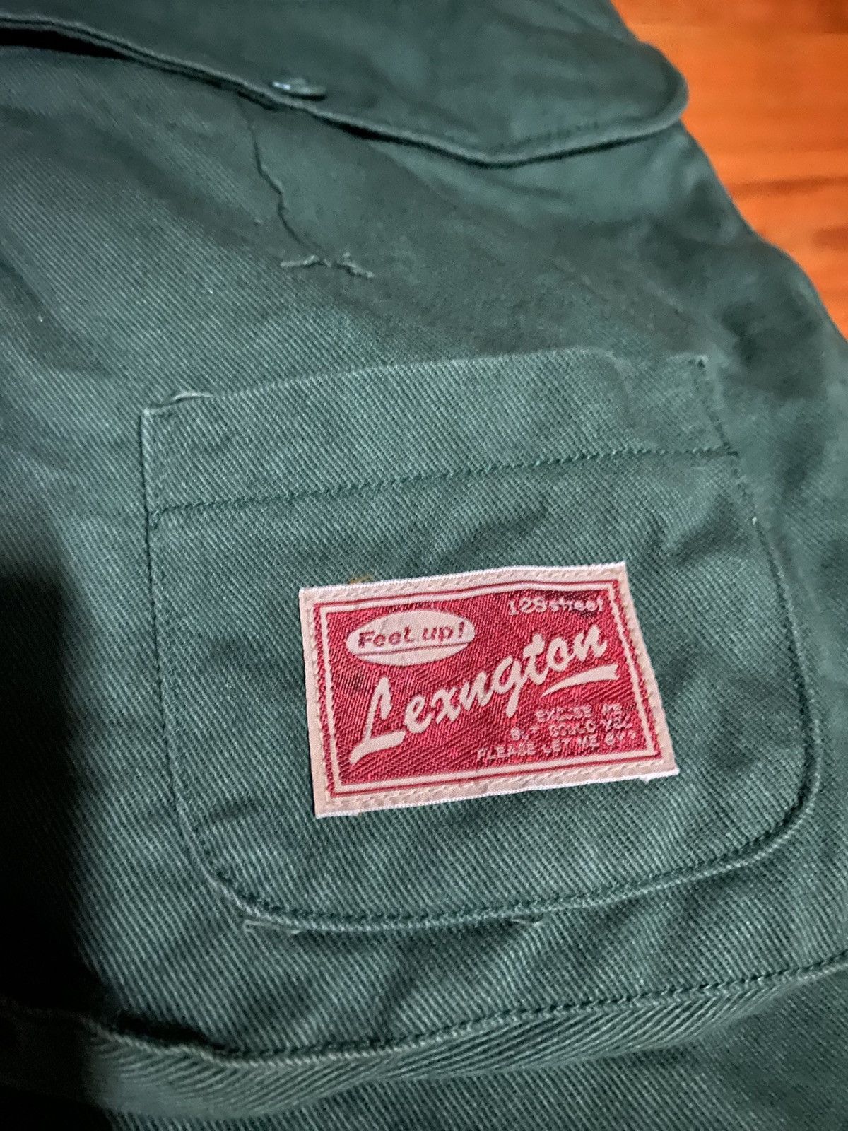 Vintage Lexington x Prele Green Workwear Contents Top 30 Records Size US M / EU 48-50 / 2 - 11 Thumbnail