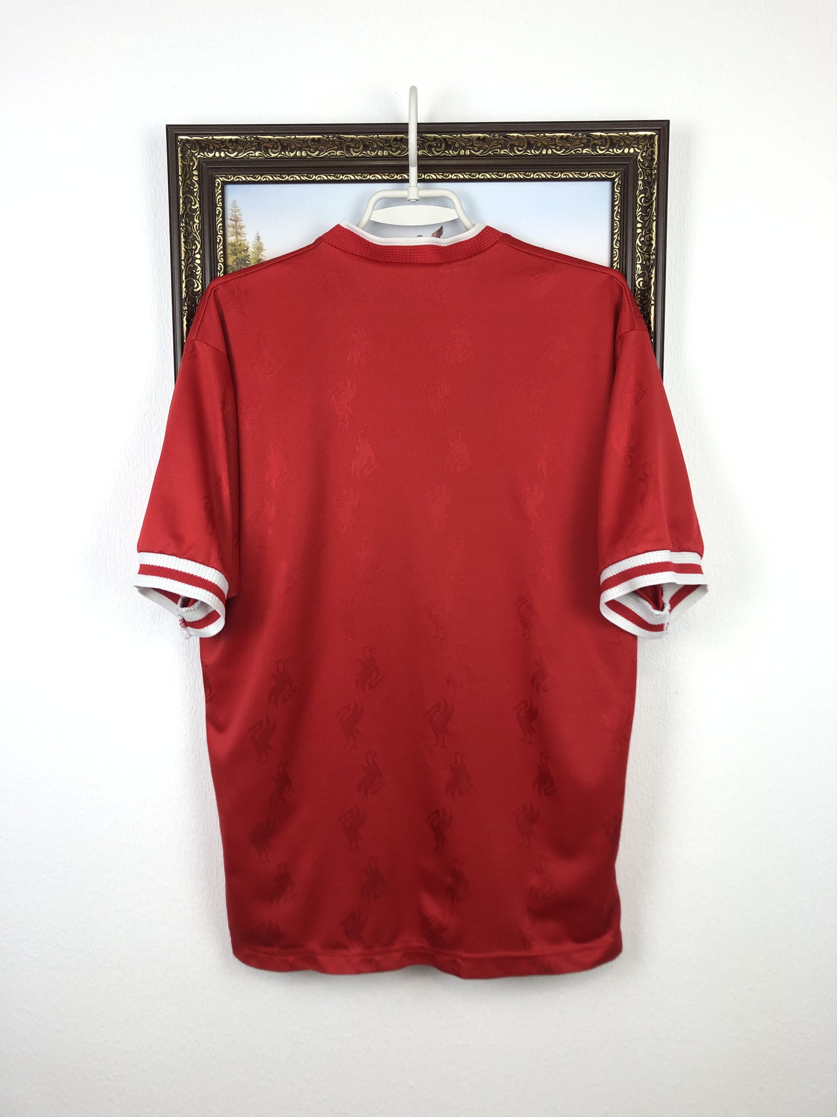Reebok Liverpool football shirt 1996 Soccer Jersey Reebok Trikot Size US M / EU 48-50 / 2 - 7 Thumbnail
