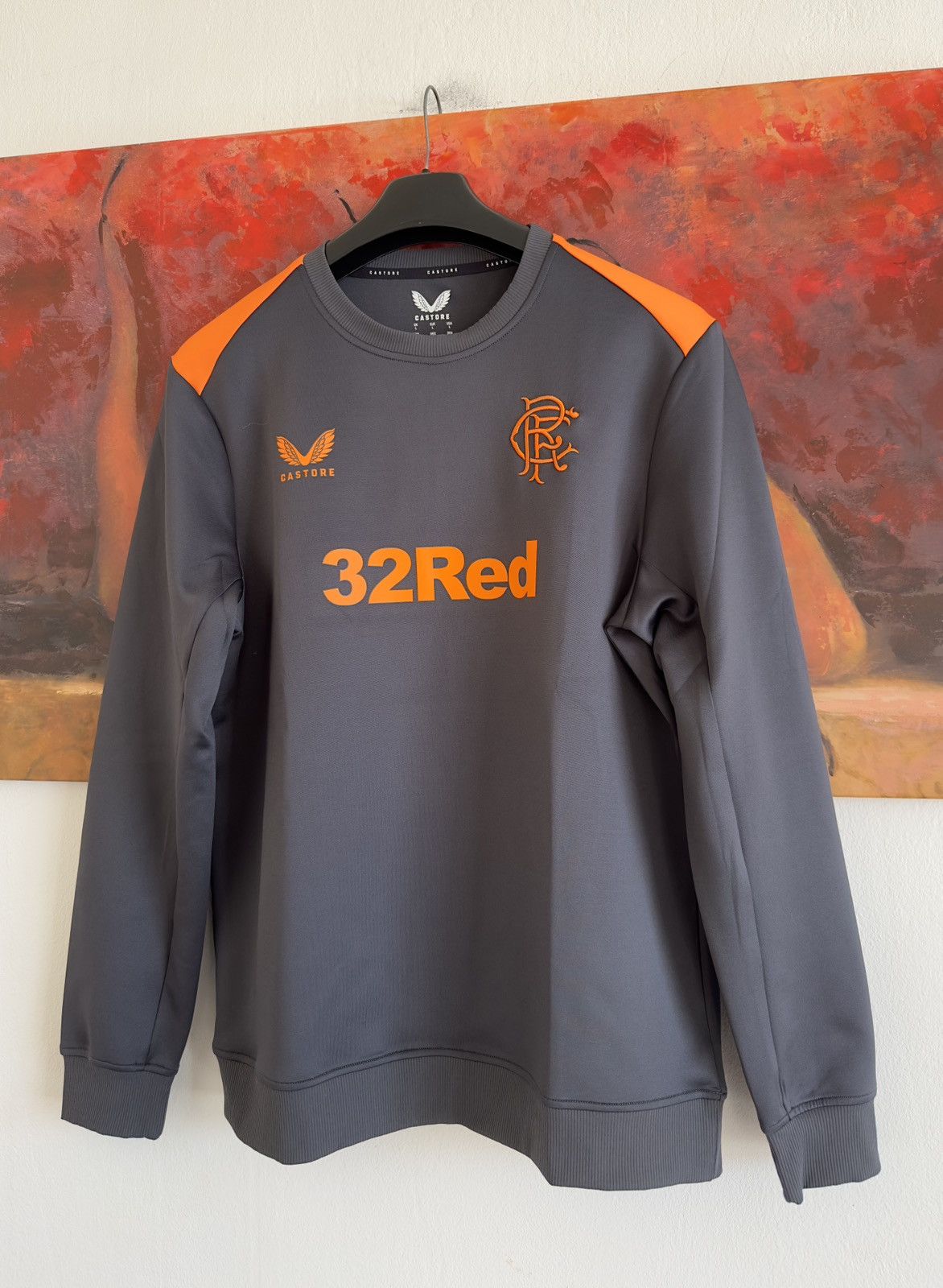 Castore Castore Rangers FC Gray Training Sweatshirt Size L Size US L / EU 52-54 / 3 - 2 Thumbnail