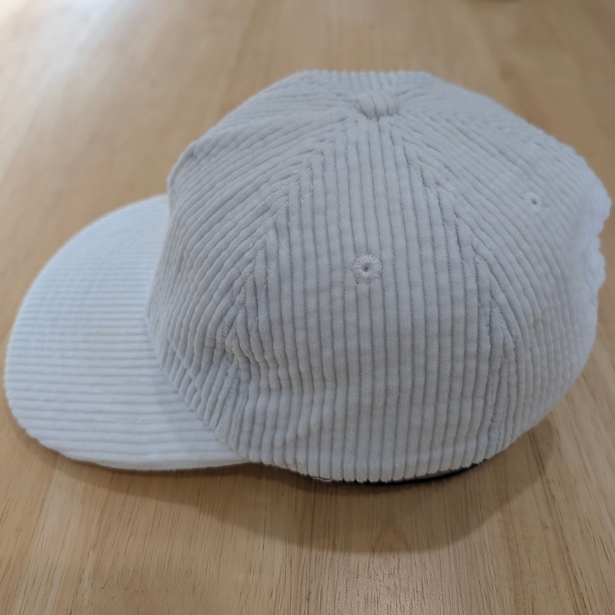 Other Volley White Corduroy Cap With Blue Logo Detail One Size Size ONE SIZE - 4 Thumbnail