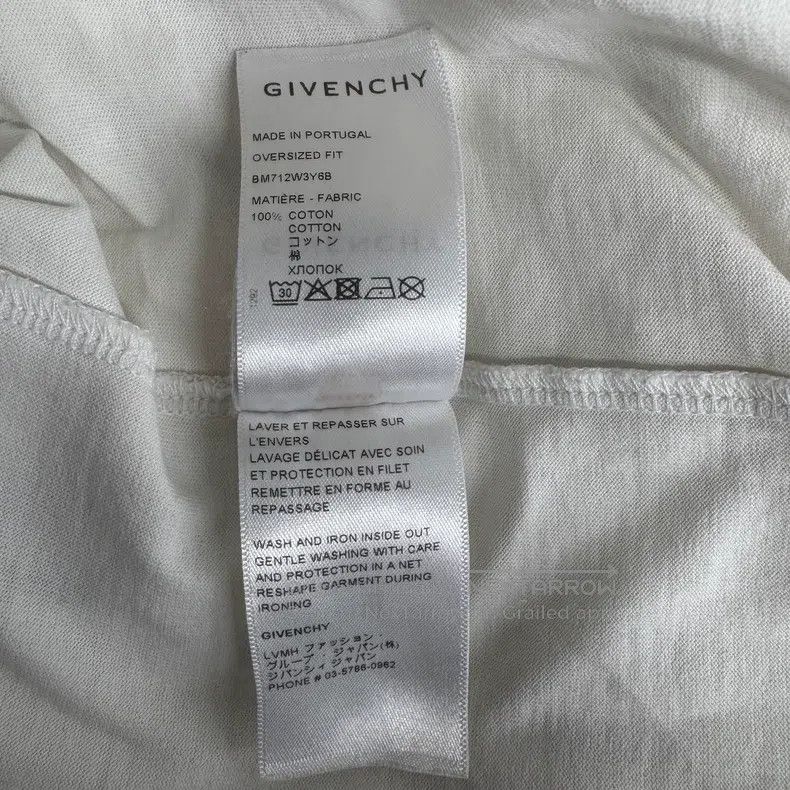 Givenchy Givenchy White Pattern Printed Round Neck Short Sleeve Size US M / EU 48-50 / 2 - 6 Thumbnail