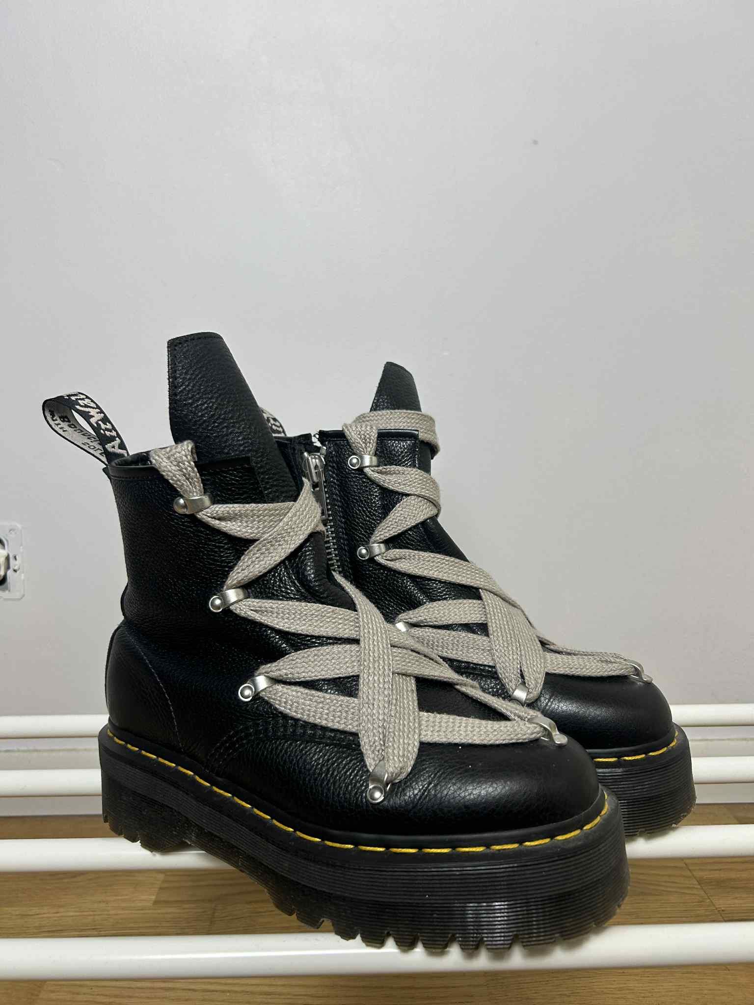 Dr. Martens × Rick Owens rick owens x dr. martens 1460 quad sole pentagram jumbo lace Size US 7 / EU 40 - 2 Thumbnail