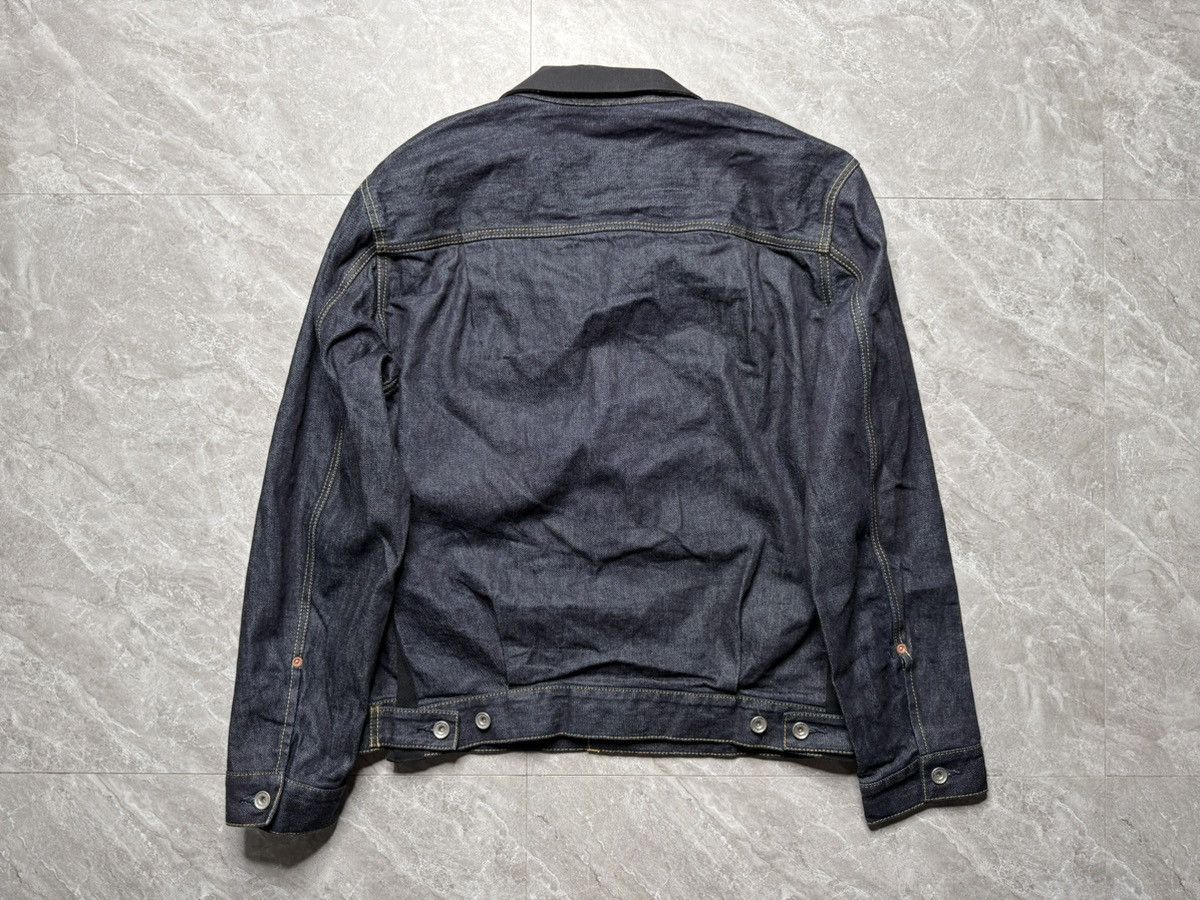 Sacai Twill-Trimmed Crinkled-Denim Jacket Size US S / EU 44-46 / 1 - 3 Thumbnail