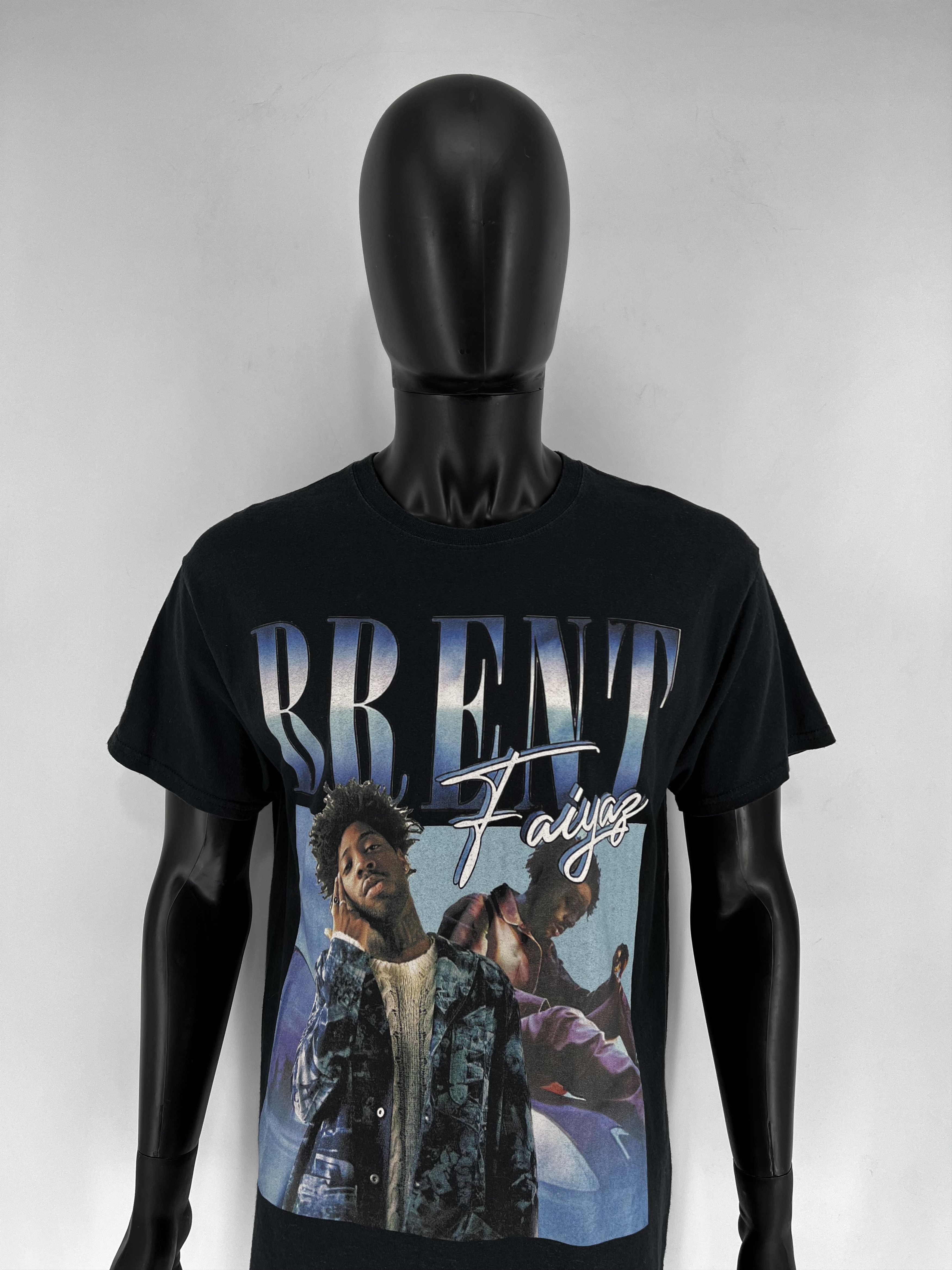 Rap Tees Y2K American Singer Brent Graphic T-shirt Retro Hip Hop Size US L / EU 52-54 / 3 - 1 Thumbnail