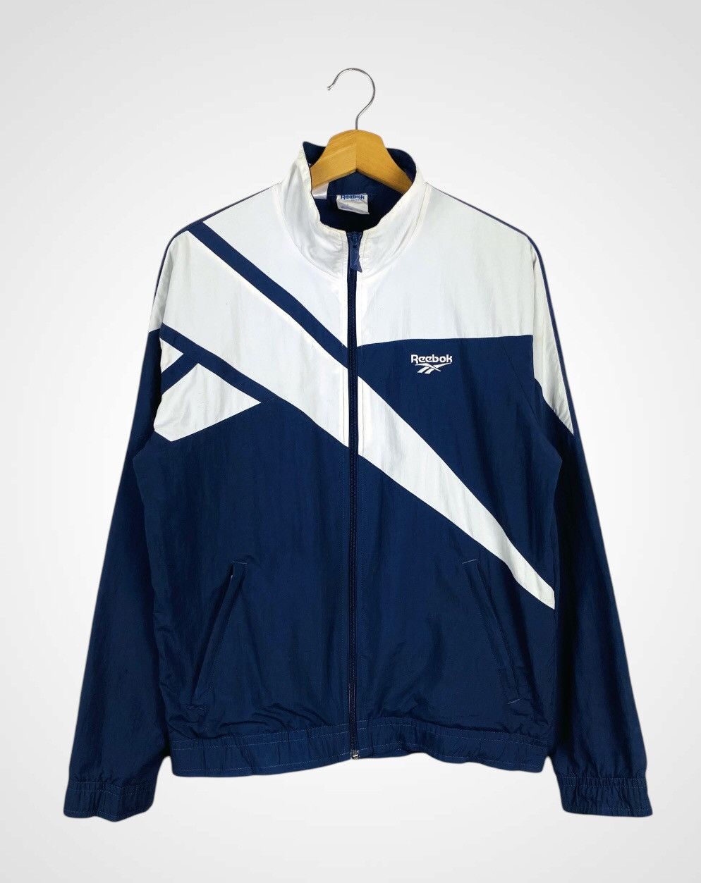 Reebok × Vintage A04 Rare - Vintage Reebok Wind Breaker Size US M / EU 48-50 / 2 - 1 Thumbnail