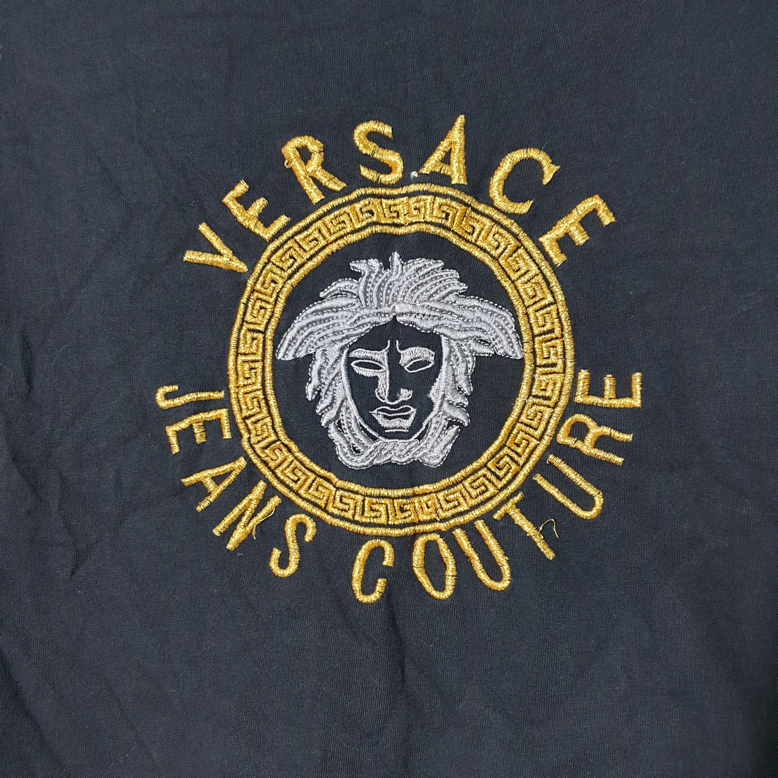 Versace Jeans Couture Vintage Versace Big Logo Tshirt Size US S / EU 44-46 / 1 - 4 Thumbnail