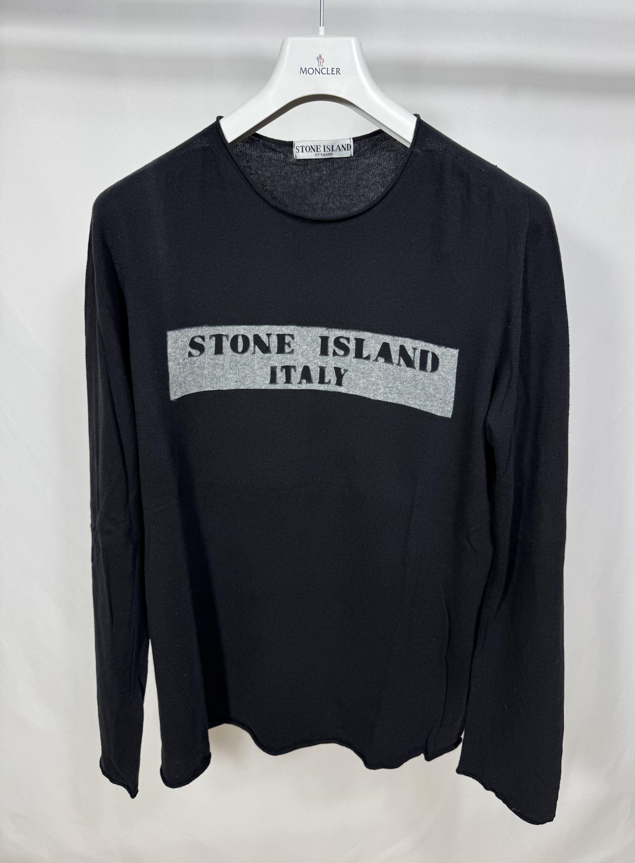 Stone Island Navy Crewneck