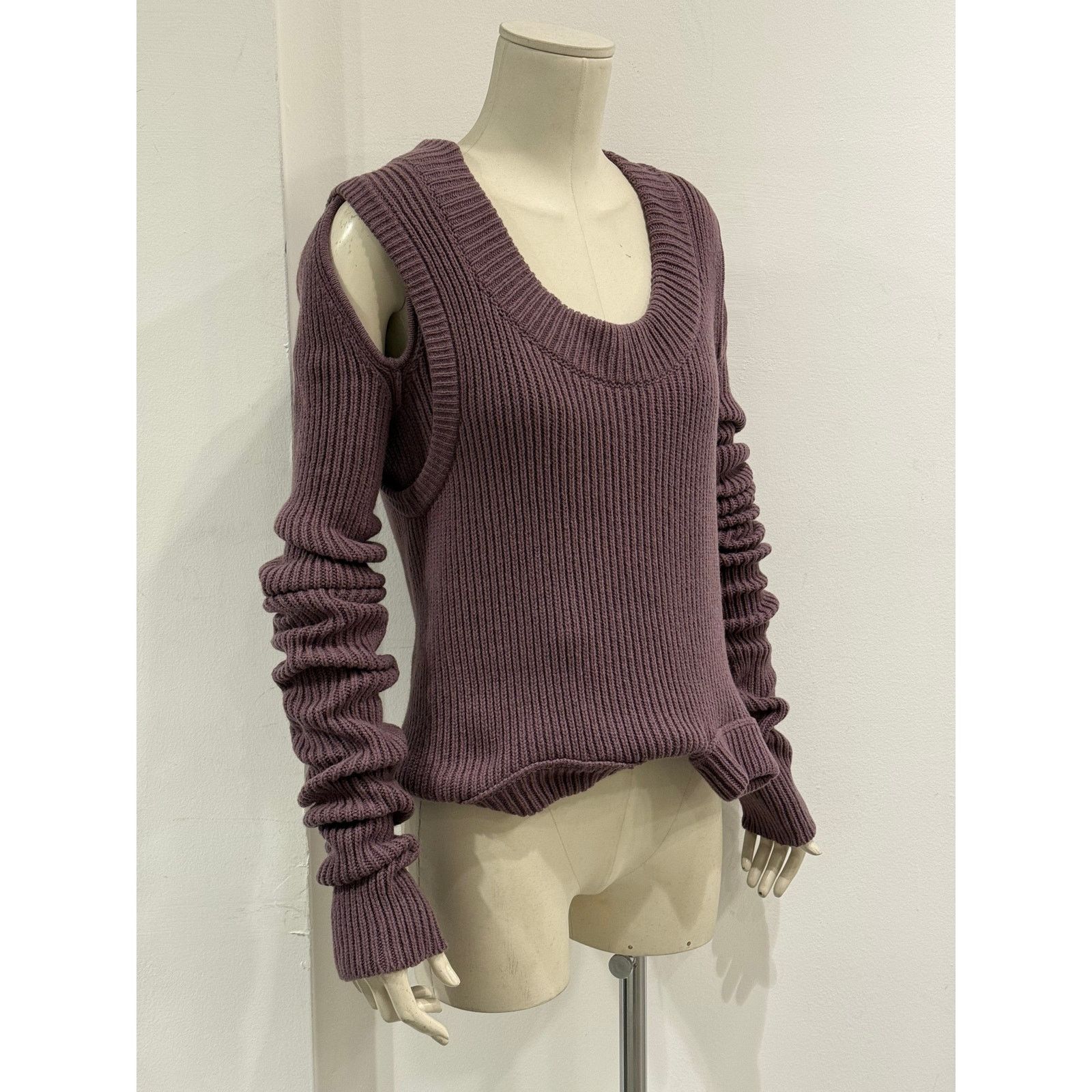 Rick Owens F/W2023 Rick Owens “Luxor” ribbed knit banana top Size ONE SIZE - 3 Thumbnail