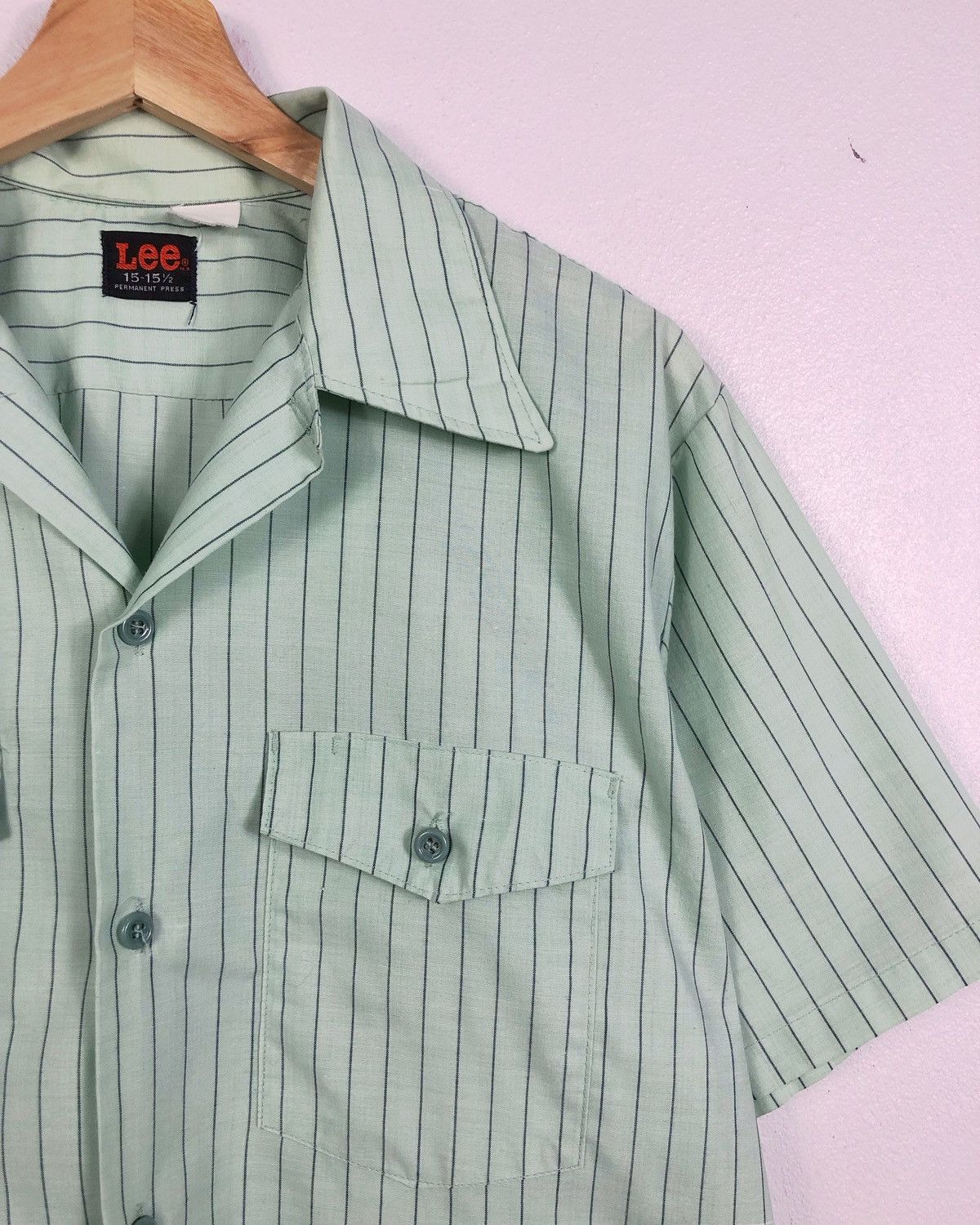 Lee Rare Vintage Lee Button Ups Workers Shirt Size US L / EU 52-54 / 3 - 3 Thumbnail